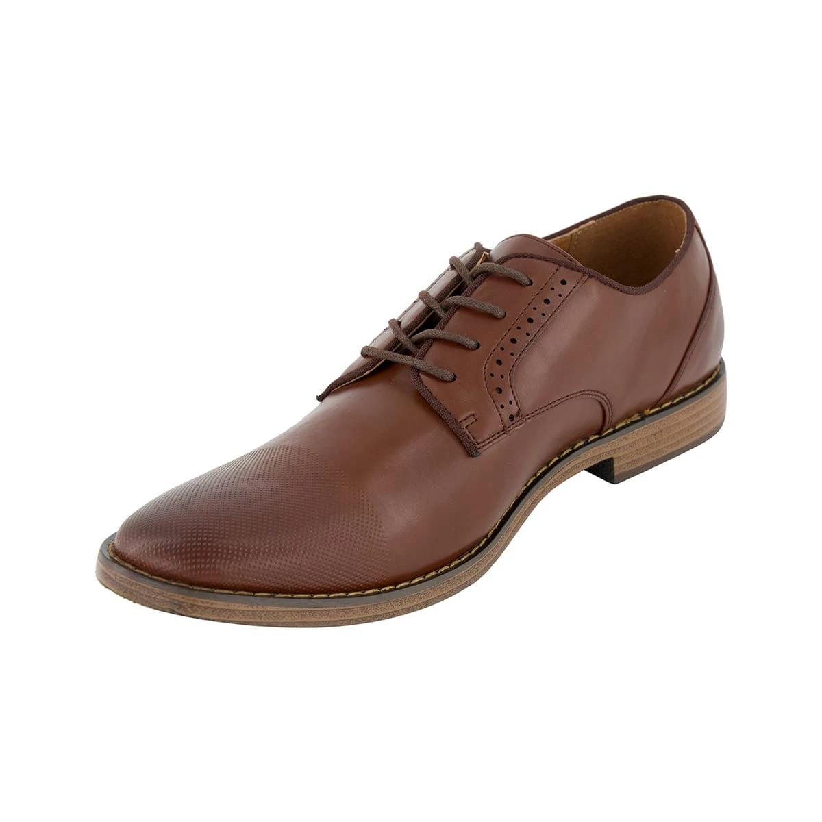 3 Burnished Toe Dress Shoes RICH BROWN, 3 of 5