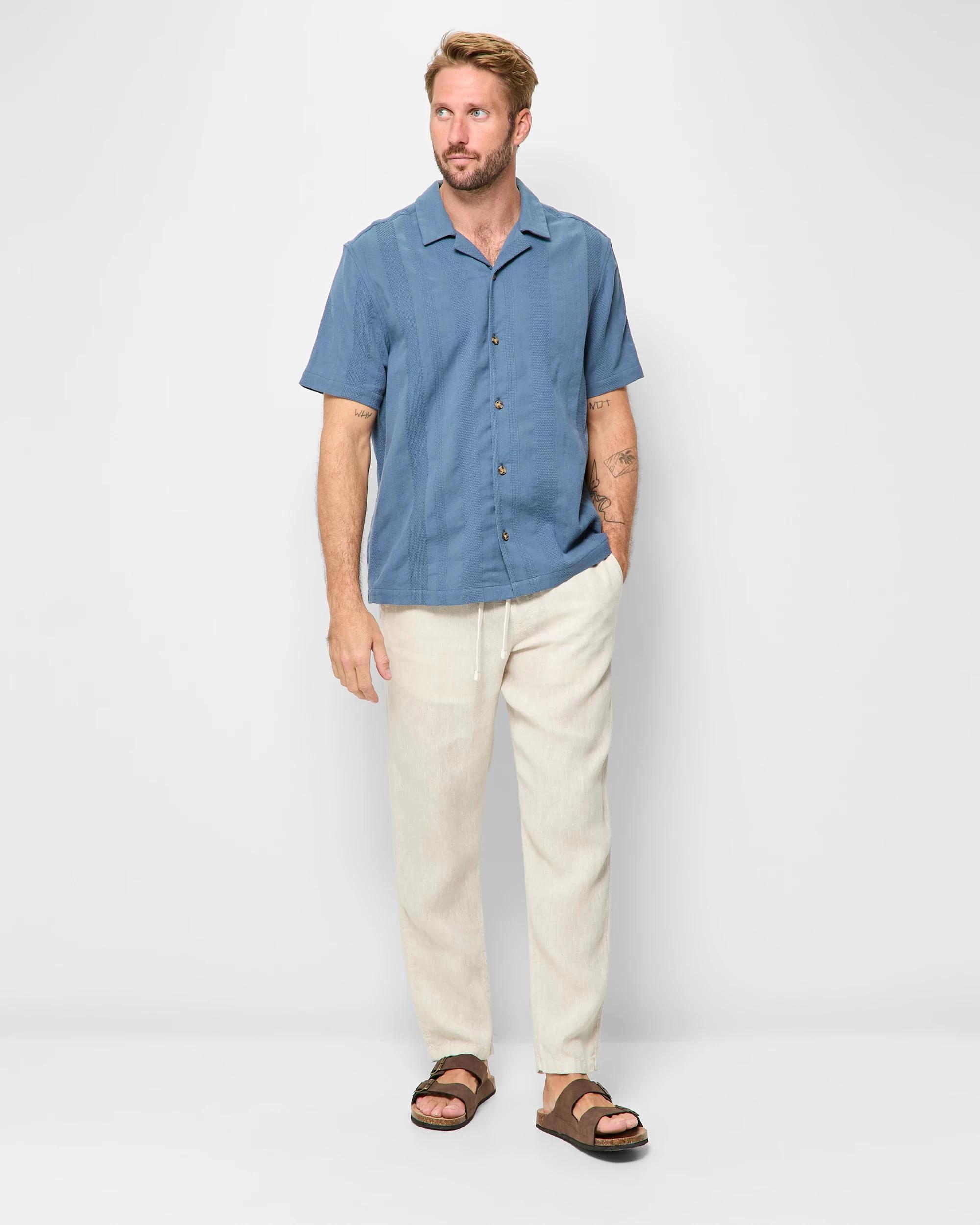 2 Target European Linen Pants LIGHT STONE, 2 of 5