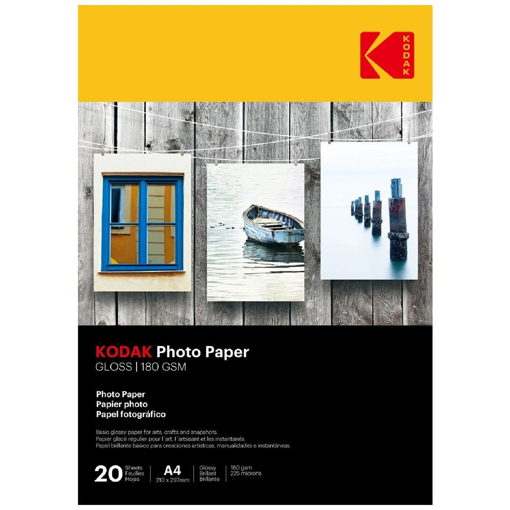 1 Kodak A4 Gloss Photo Paper 20 Pack, 1 of 1