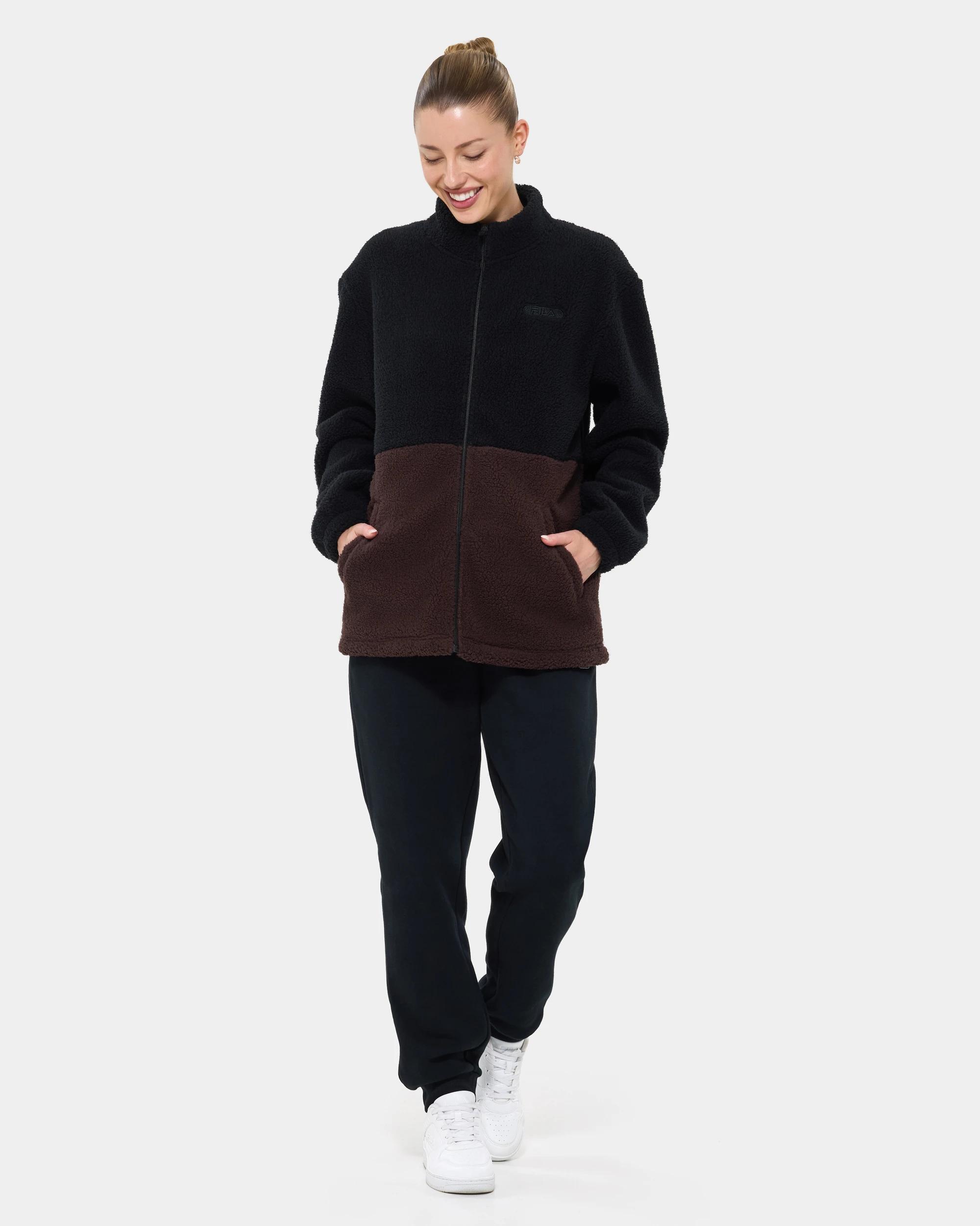 2 Fila Victoria Teddy Jacket BLACK, 2 of 7