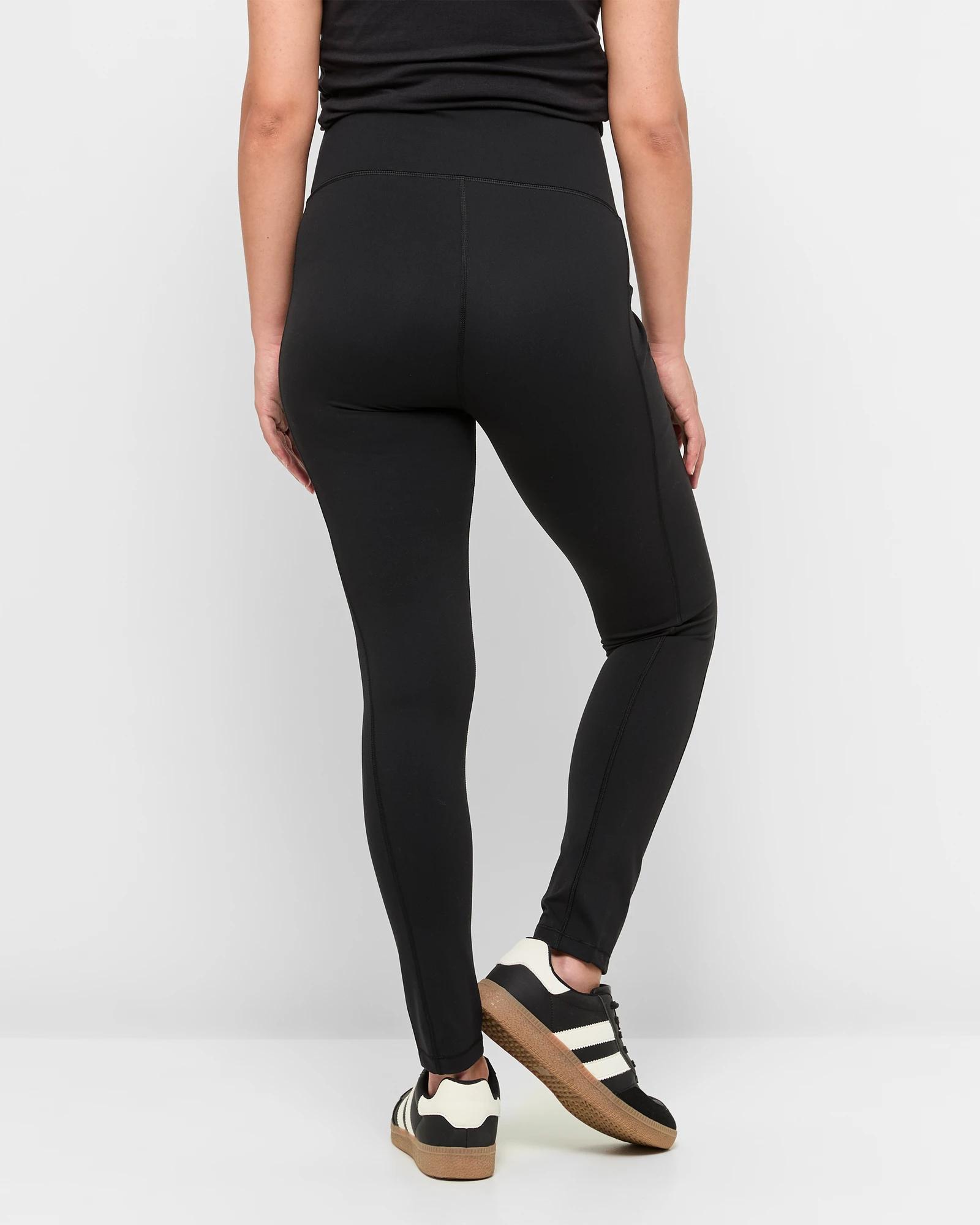 4 Target Maternity Active 7/8 Length Studio Soft Leggings BLACK, 4 of 5