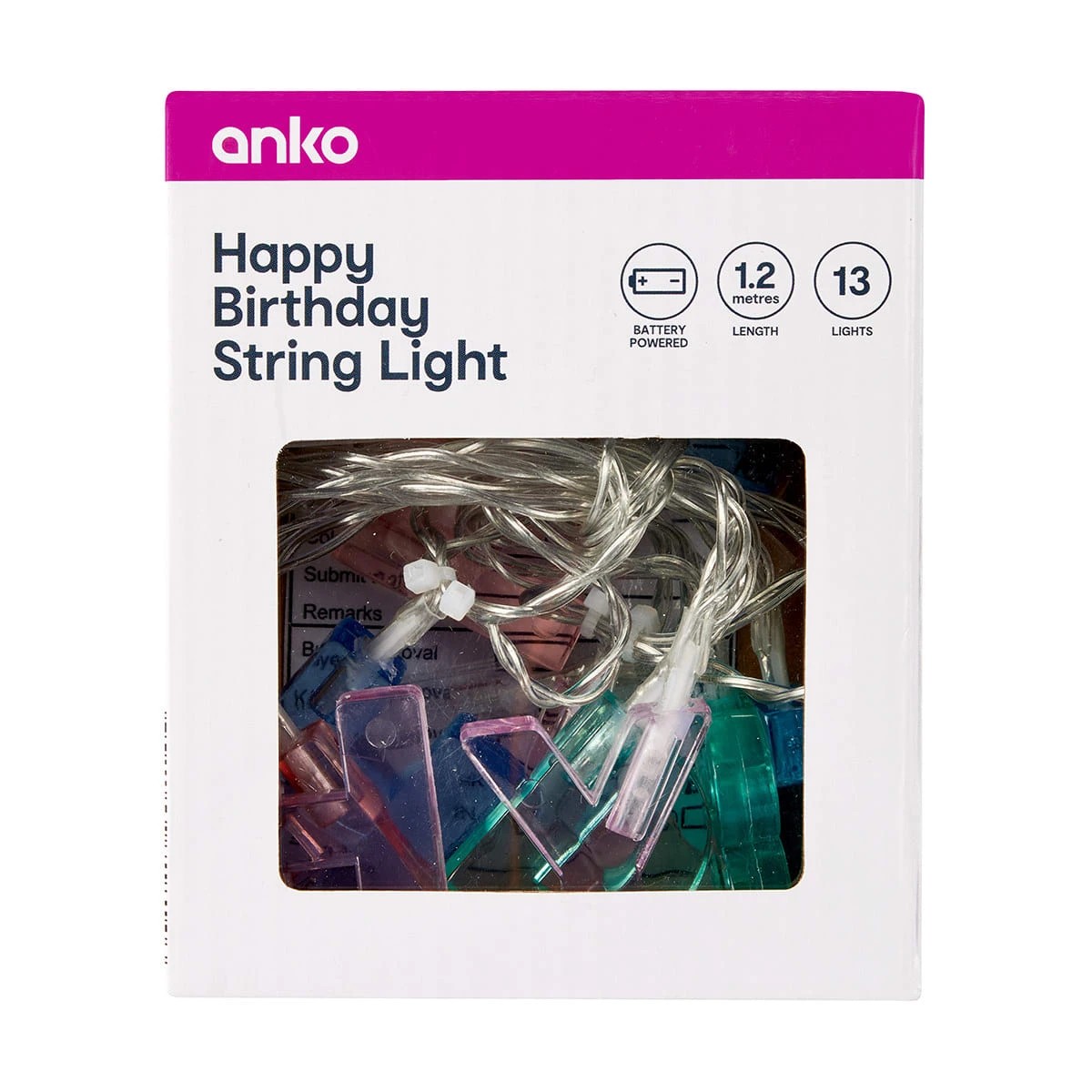 5 Happy Birthday String Light, 5 of 5