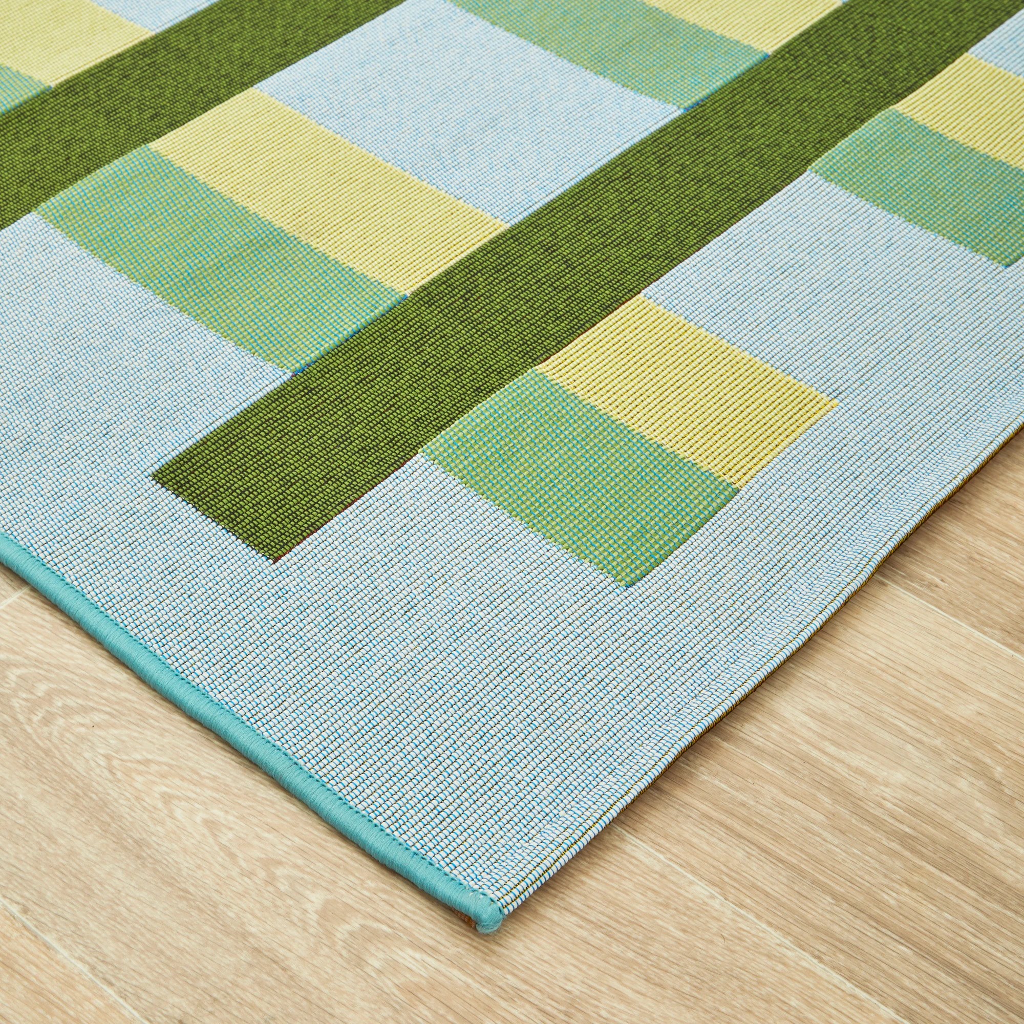3 Common Ground Rugs Horizon Lattice 230x160cm - Medium Pet Friendly Outdoor Floor Rug - Green, 3 of 9