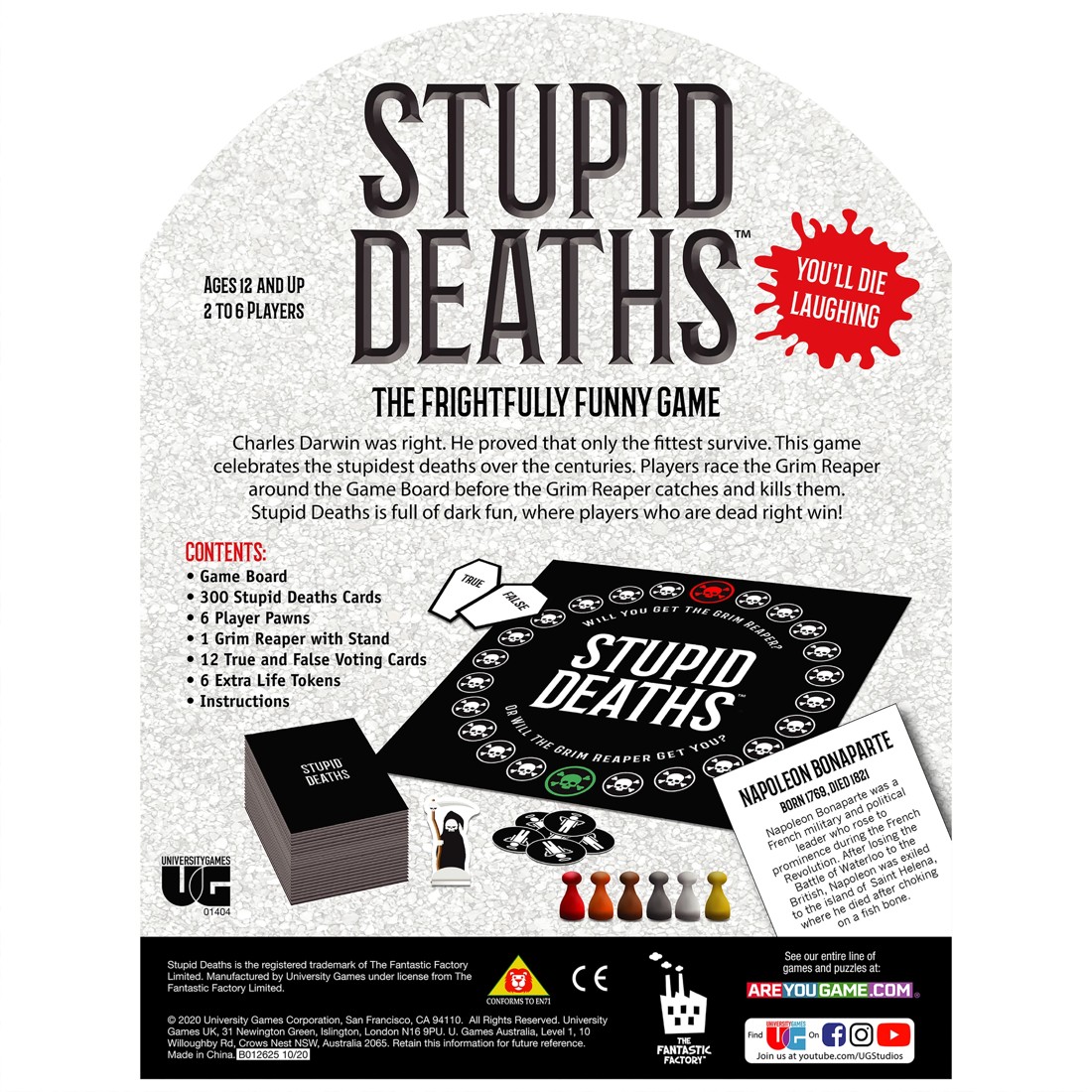 3 Stupid Deaths Board Game, 3 of 10
