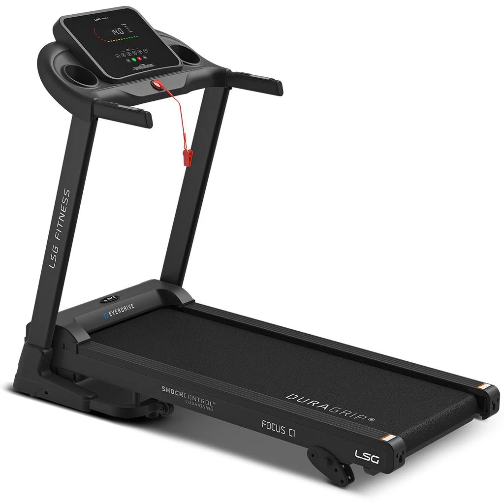 1 LSG Focus C1 Treadmill - Black, 1 of 9