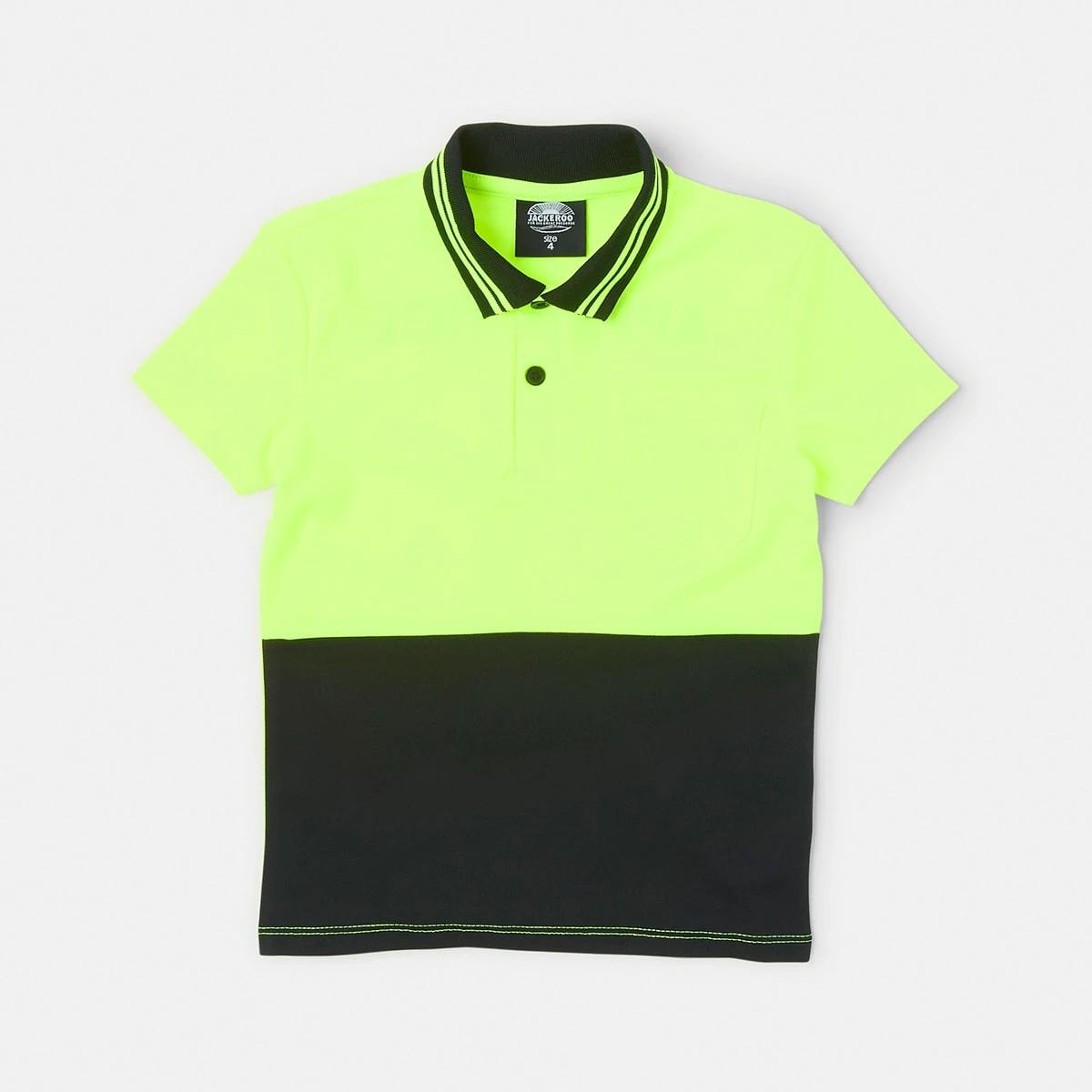 8 Mini Me Work Polo T-shirt Yellow, 8 of 9