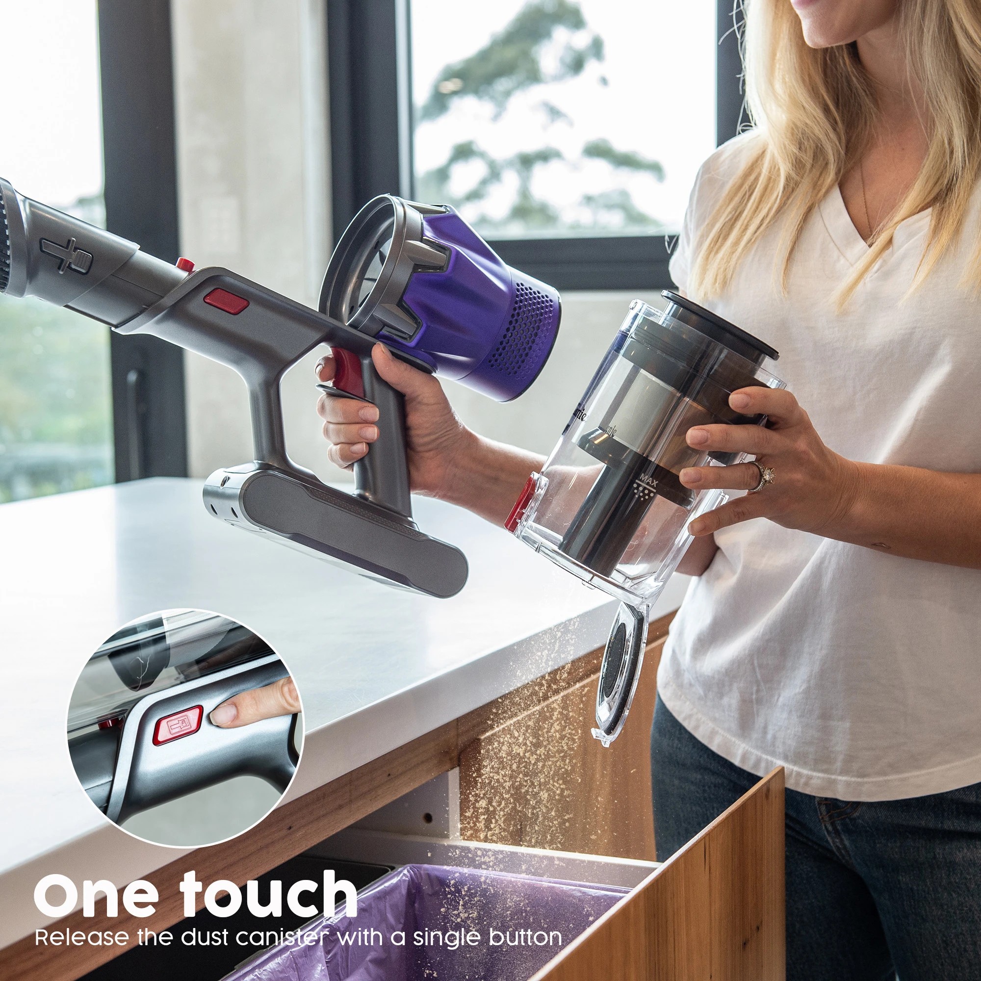 6 MyGenie Sentinel Ai Pro Stick Vac with Mop - Grey, 6 of 10