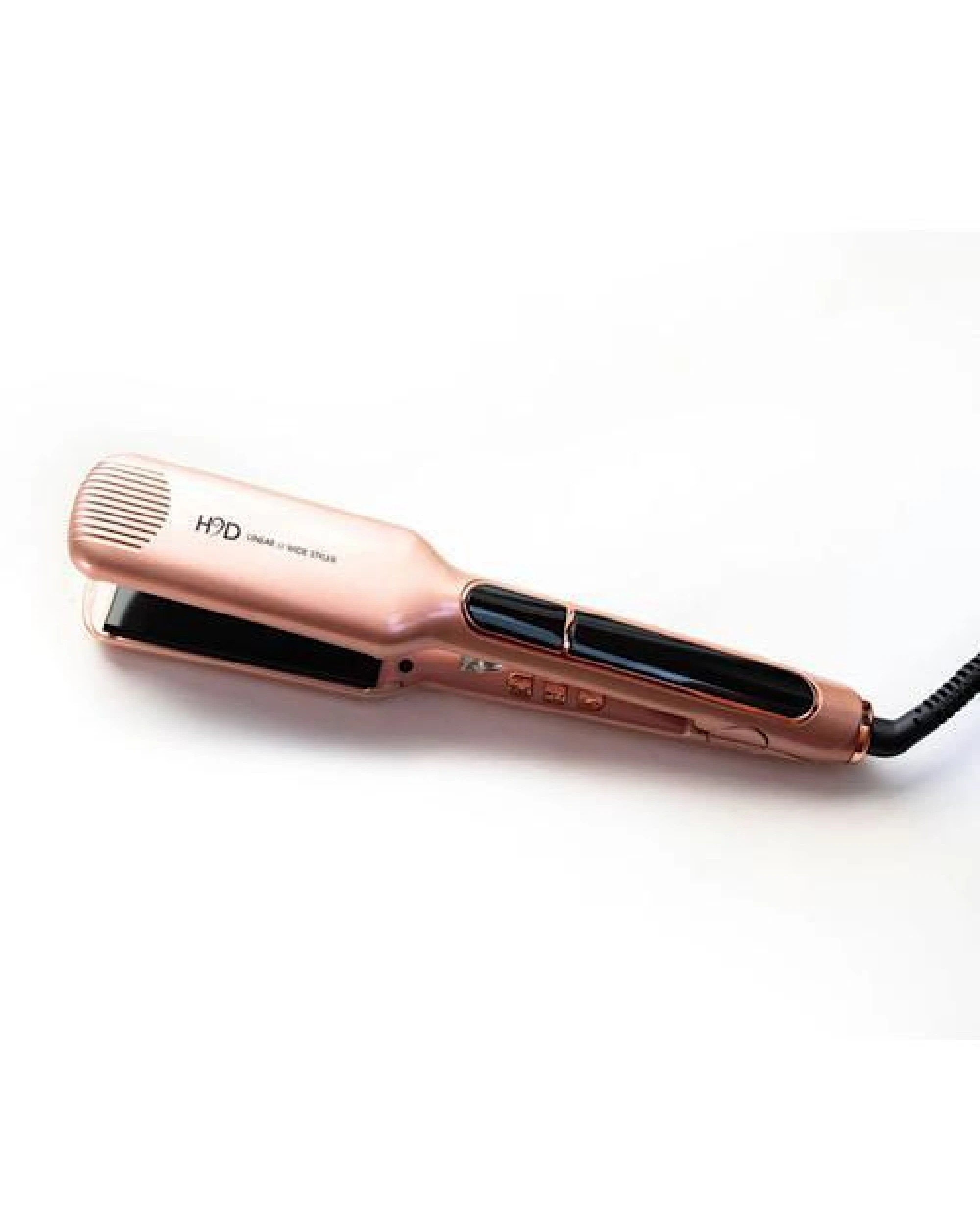 2 H2D Wide Rose Gold Infrared Hair Straightener with Roll Mat Pouch 230ºC 42mm, 2 of 3
