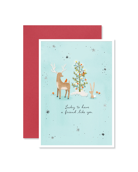 Hallmark Christmas Card - Deer