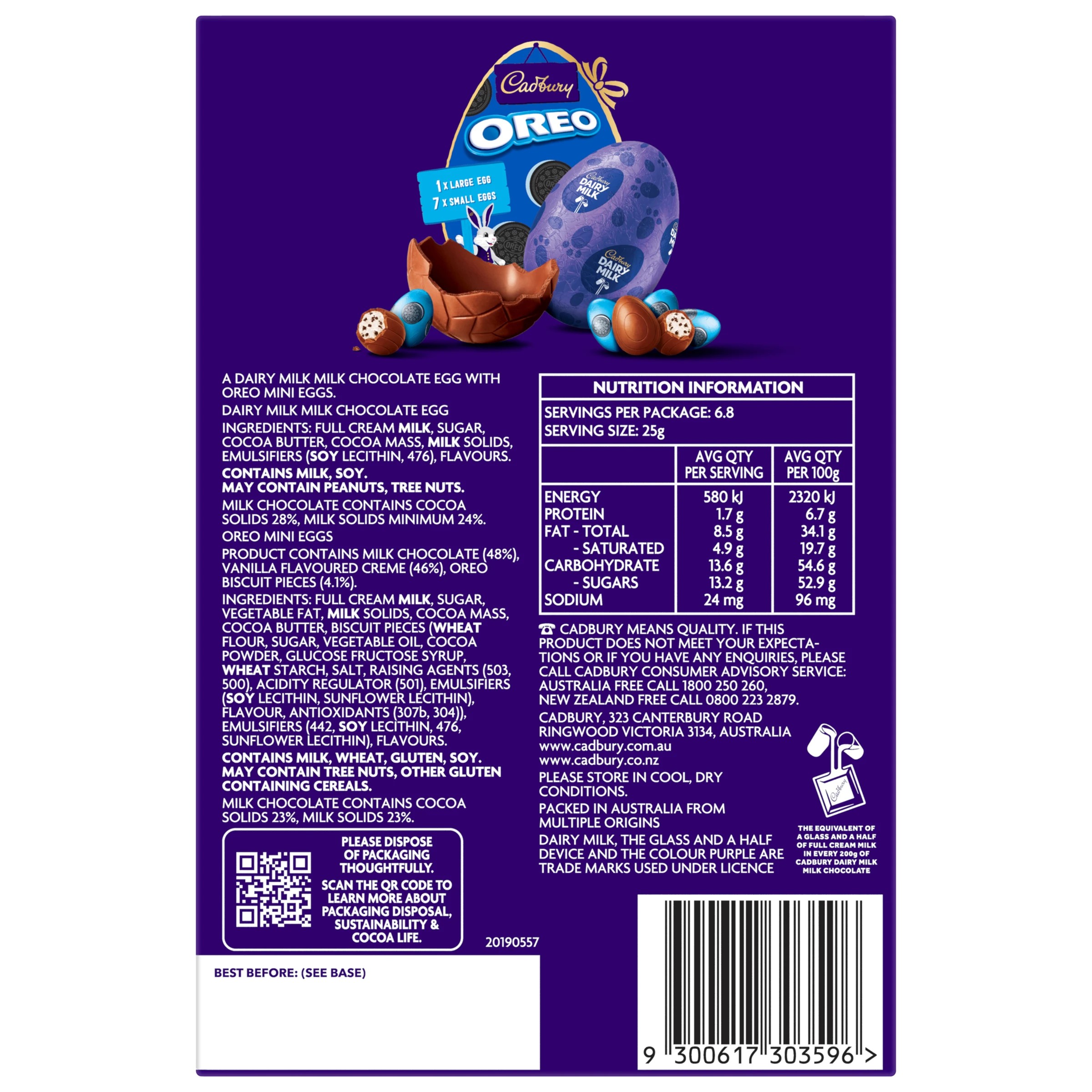 3 Cadbury Oreo Gift Box 172g, 3 of 6