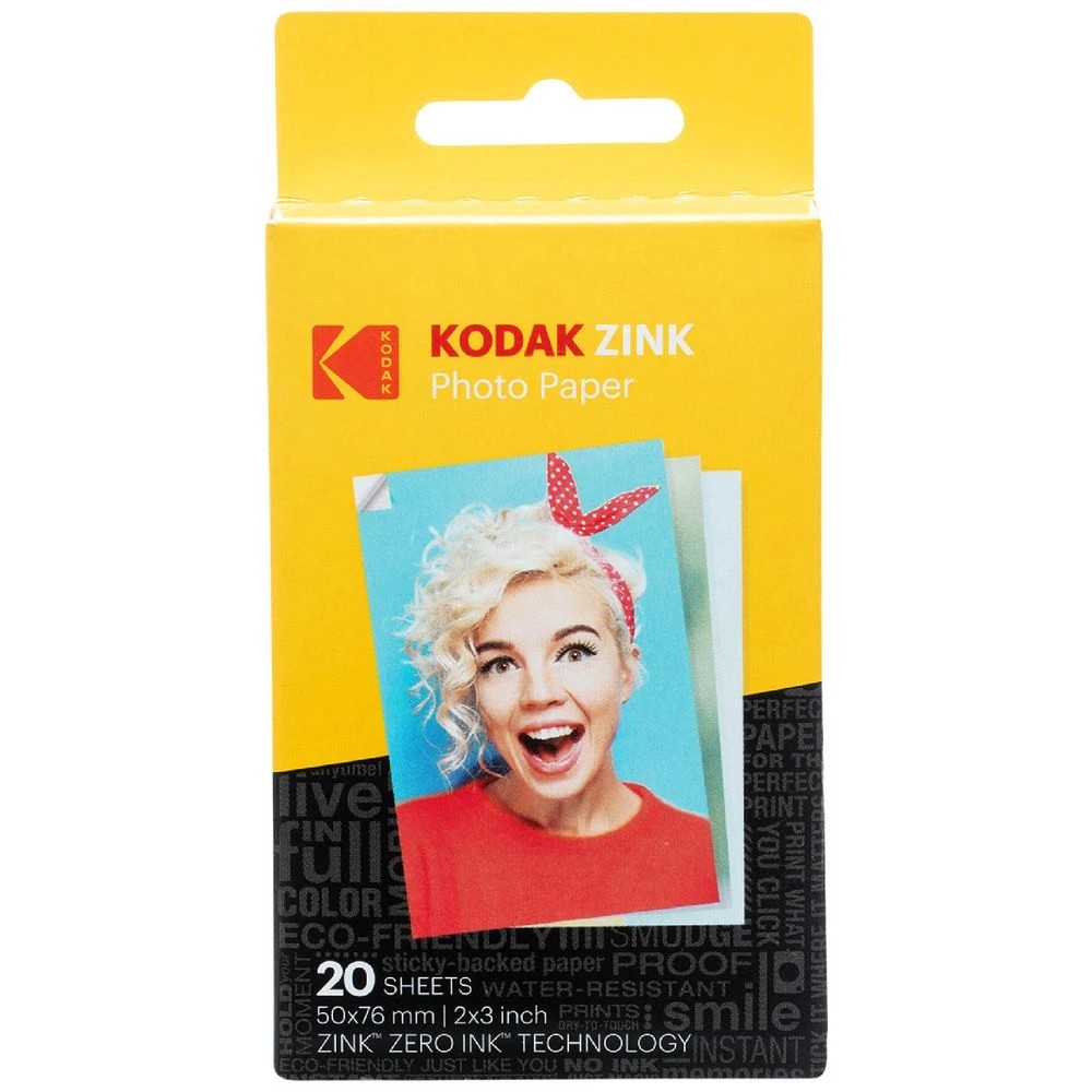 1 Kodak Zink Media Paper 2x3" 20 Pack, 1 of 3