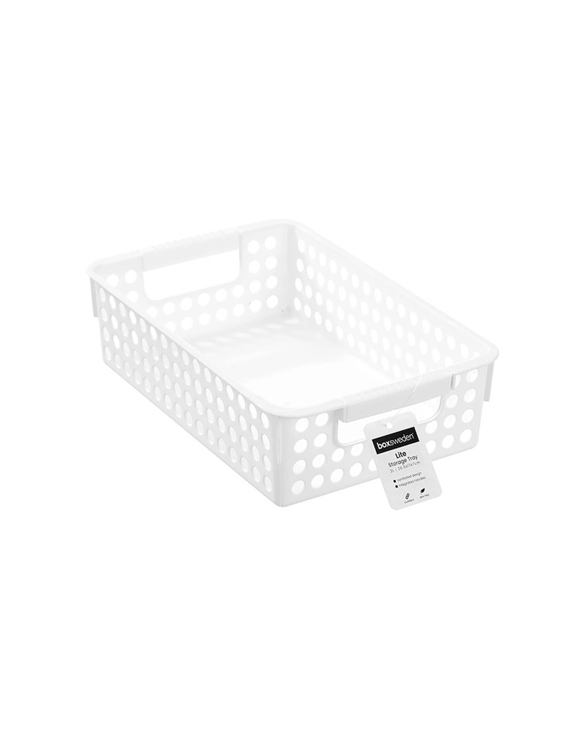 6 Boxsweden 24PK Lite Tray Home Organiser Storage Container 2L - Assorted, 6 of 8