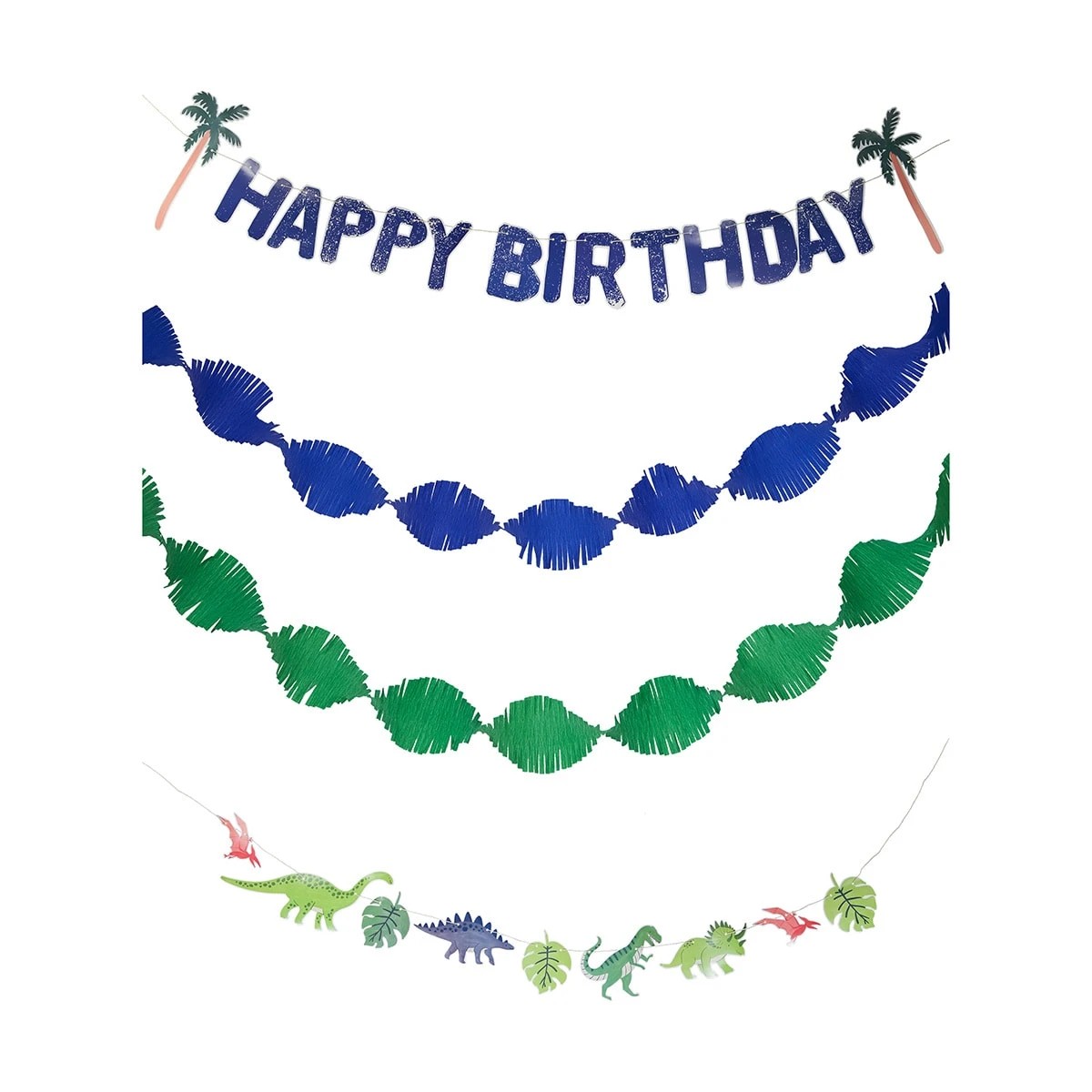 6 4 Piece Dinosaur Decoration Pack, 6 of 7