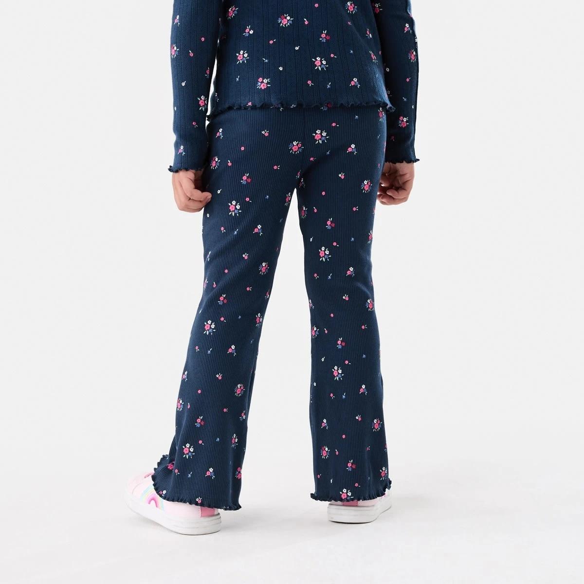 2 Rib Flare Leggings Ditsy, 2 of 8