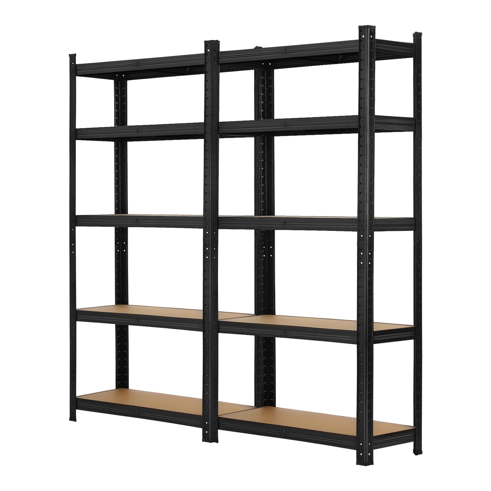 1 Sharptoo 2x1.8m Garage Shelving Shelves Warehouse Storage Rack Pallet Racking - Black, 1 of 6