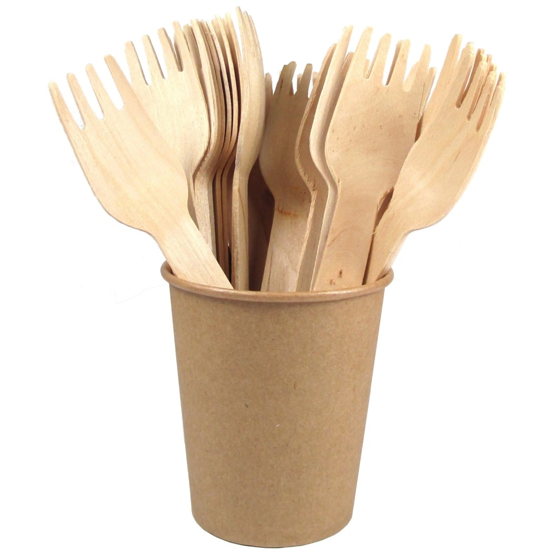 1 Alpen Wooden Forks (Pack of 25), 1 of 1