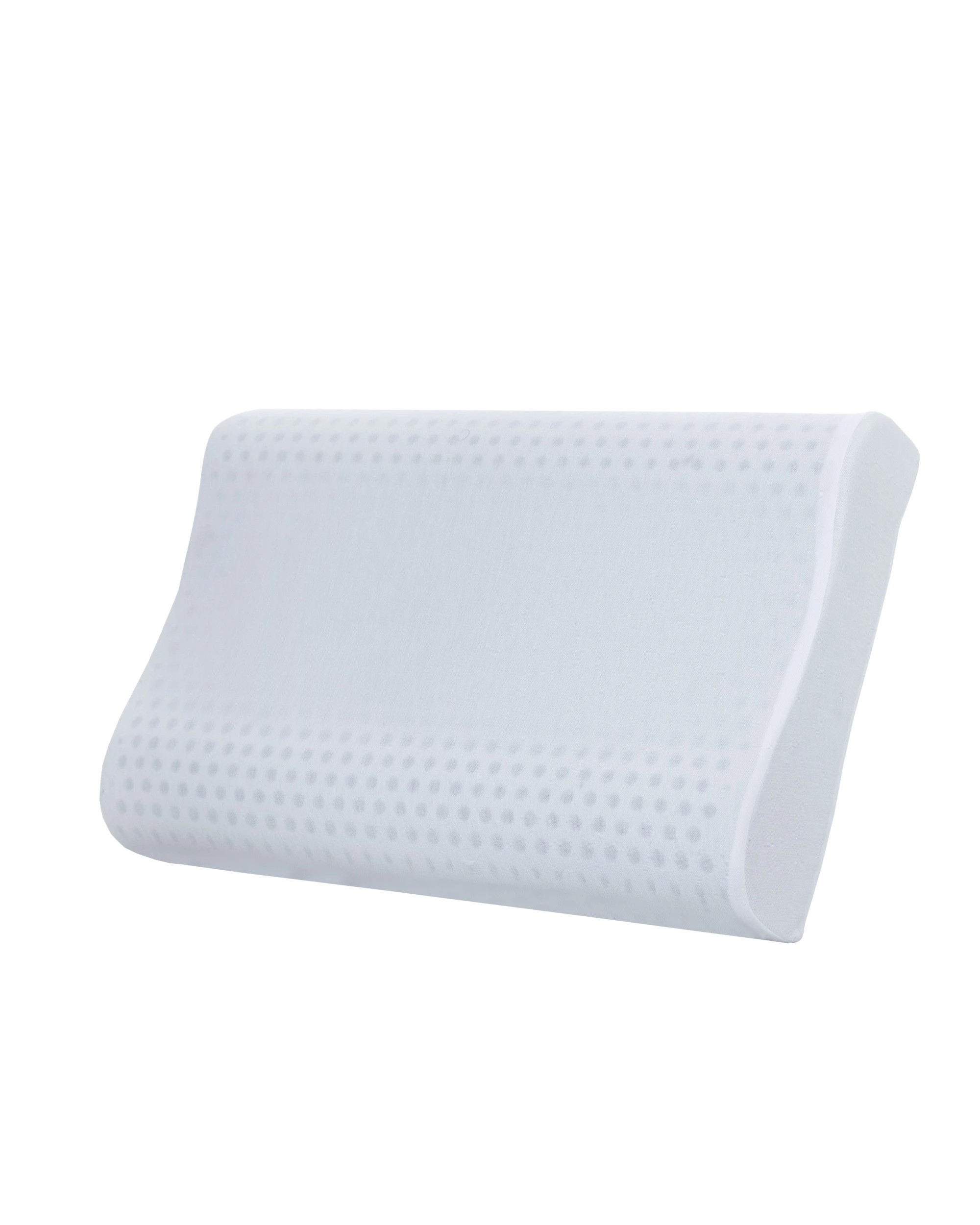 3 Dreamaker Contoured Gel Infused Talalay Latex Pillow 60x40cm - White, 3 of 4