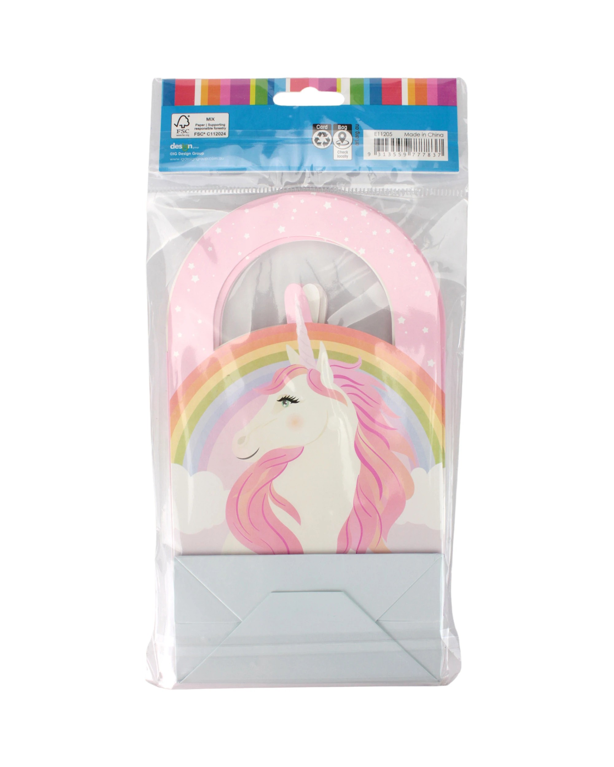 4 Artwrap Mystical Unicorn Paper Treat Bags Pack of 4, 4 of 4