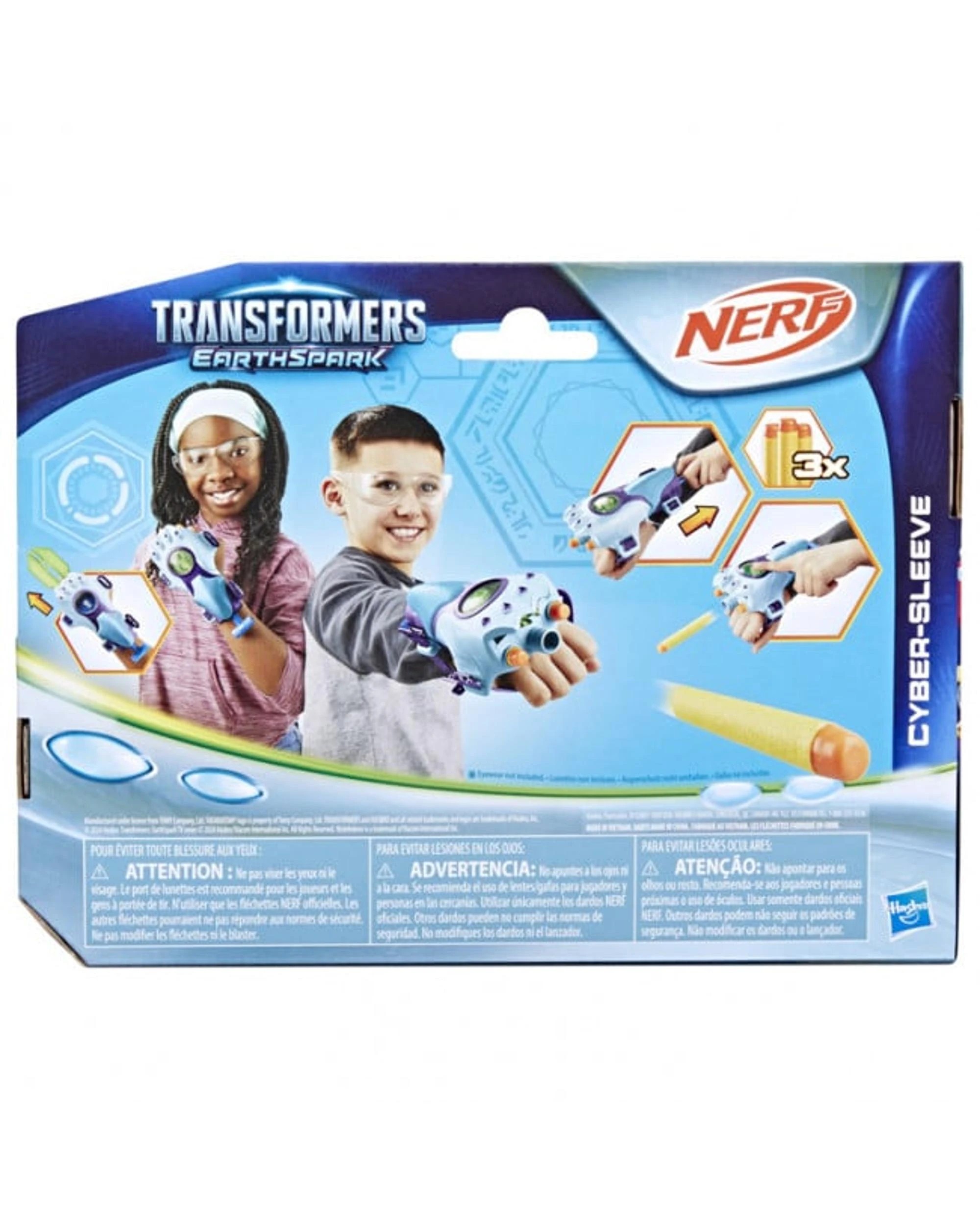 3 NERF Transformers EarthSpark Cyber-Sleeve Battle Blaster, 3 of 3