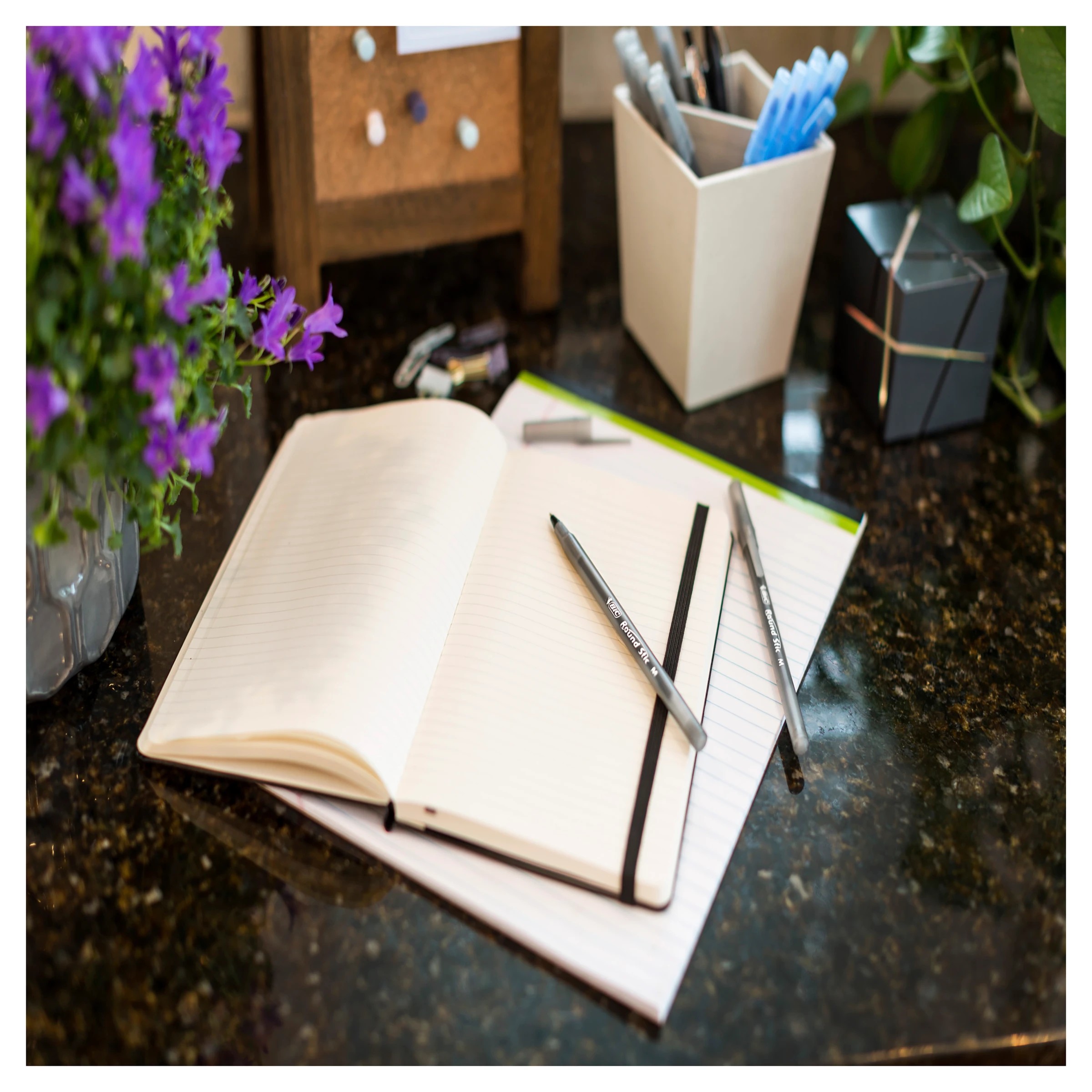 10 15 Pack BIC Round Stic Ballpoint Pens - Blue, 10 of 10