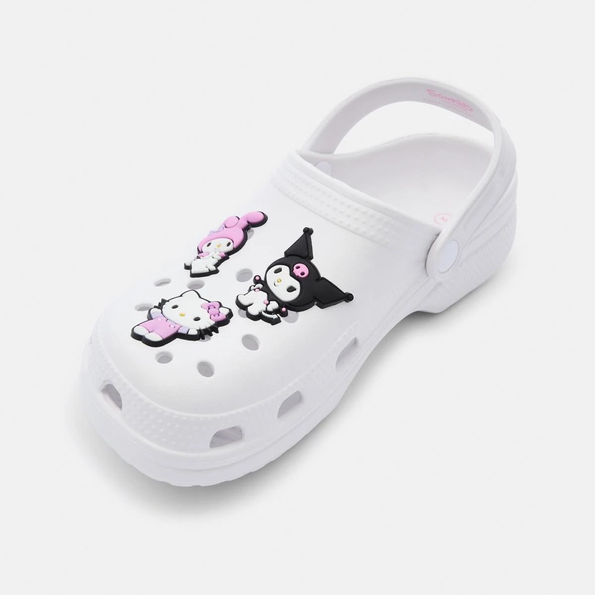3 Senior Hello Kitty License Clogs White, 3 of 5