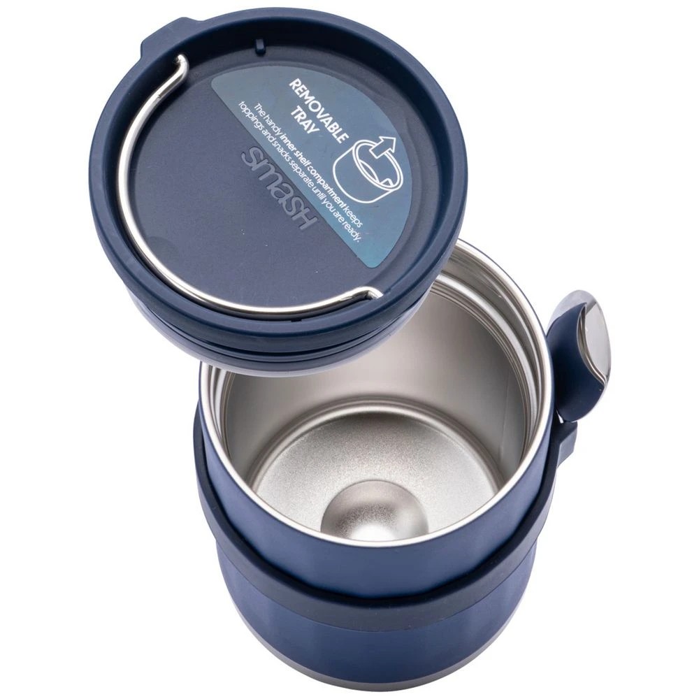 4 Smash Ridge Food Jar Navy, 4 of 4