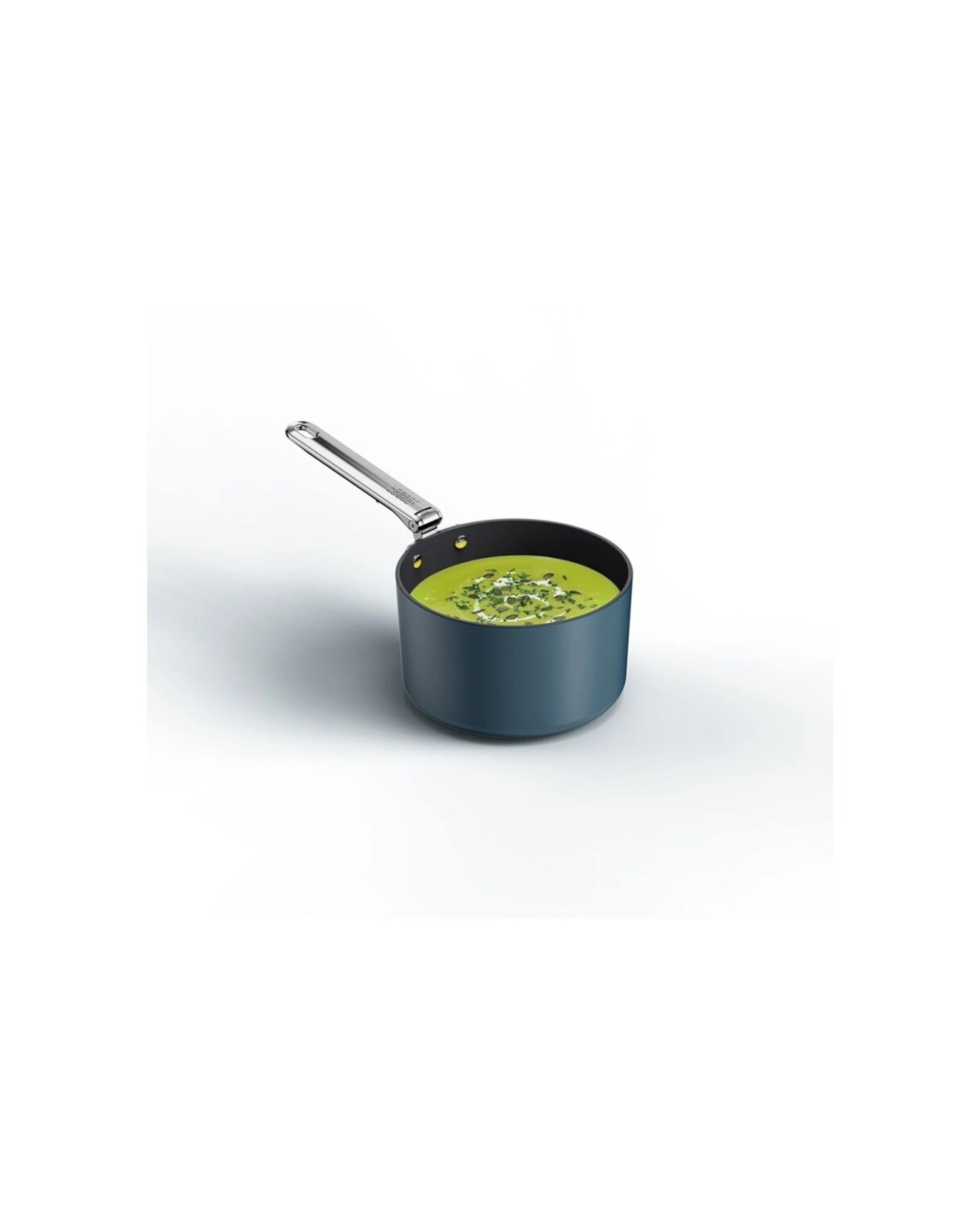 6 Joseph Joseph 3pc Space Stack Non-Stick Cookware Set With Foldable Handle - Blue, 6 of 7