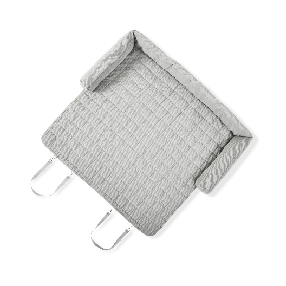 5 Pet Corduroy Couch Topper - Double Bed, Grey, 5 of 9