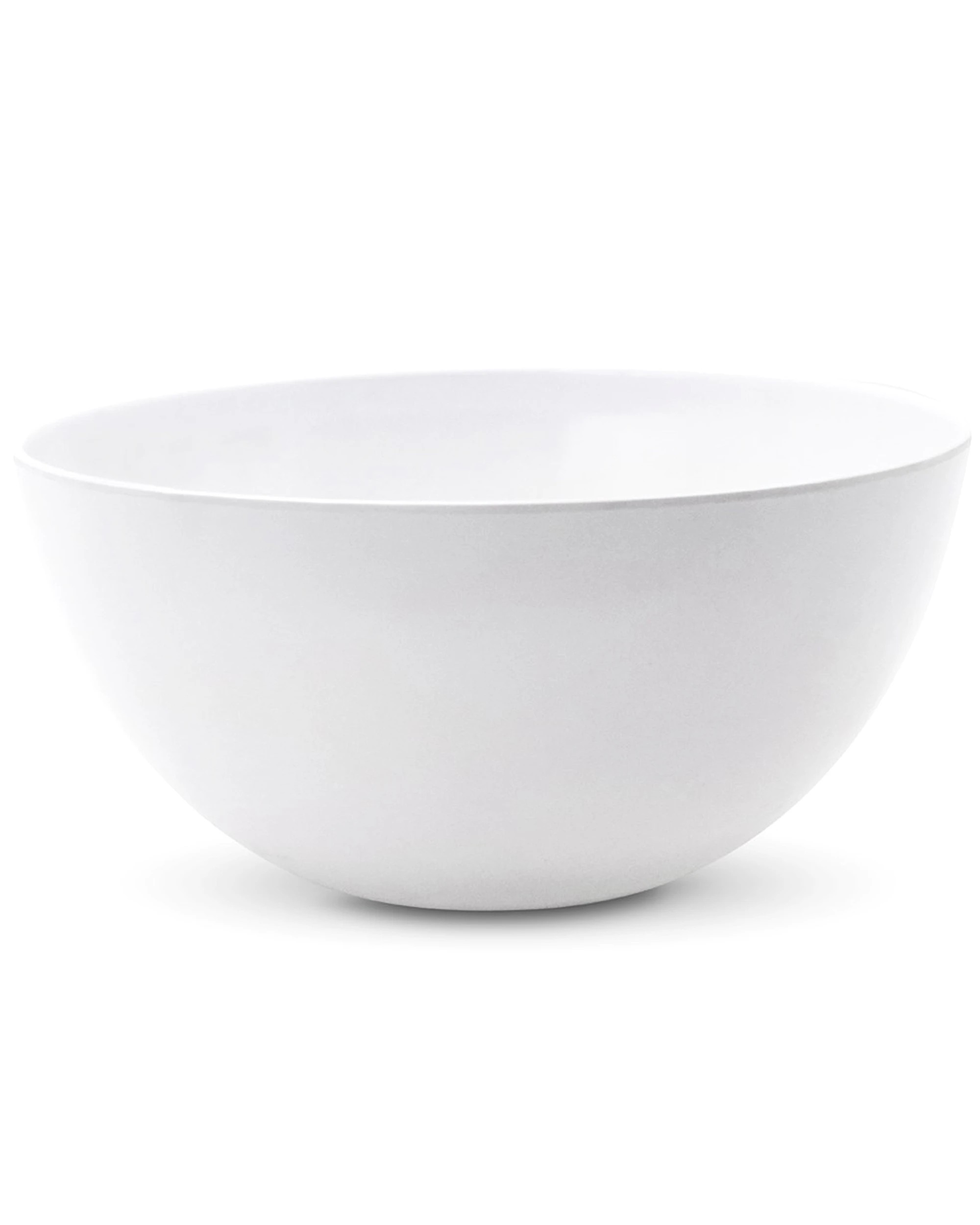 1 Lemon & Lime White Round Melamine Serving Bowl 30cm, 1 of 2