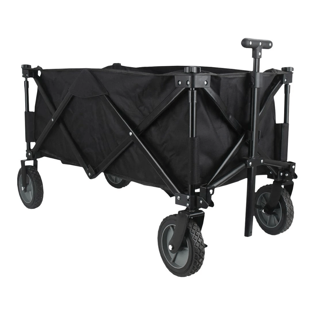 1 Rhino Folding Utility Cart Black, 1 of 6