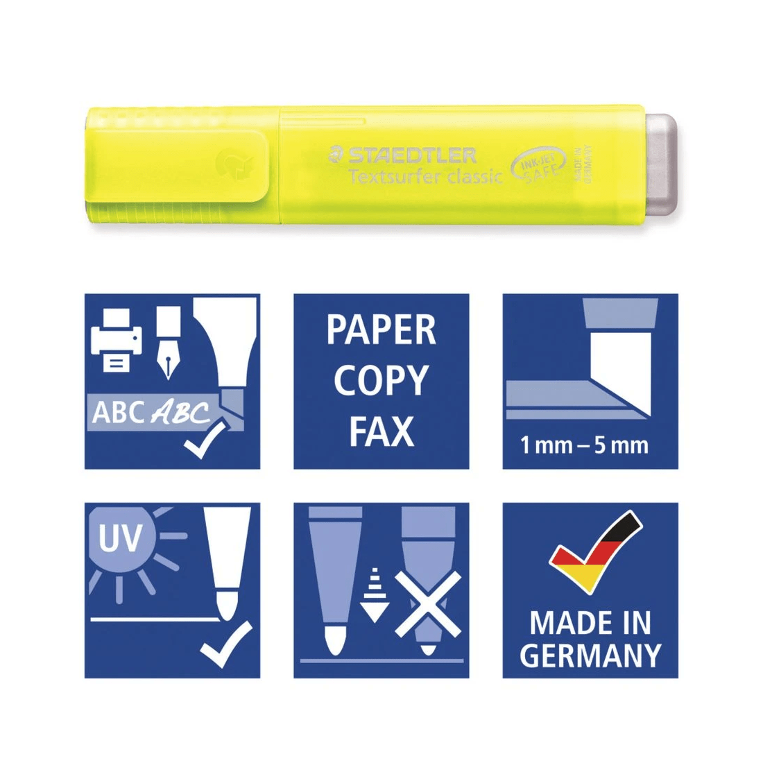 4 Staedtler Textsurfer Rainbow Highlighters Assorted 4 Pack, 4 of 6