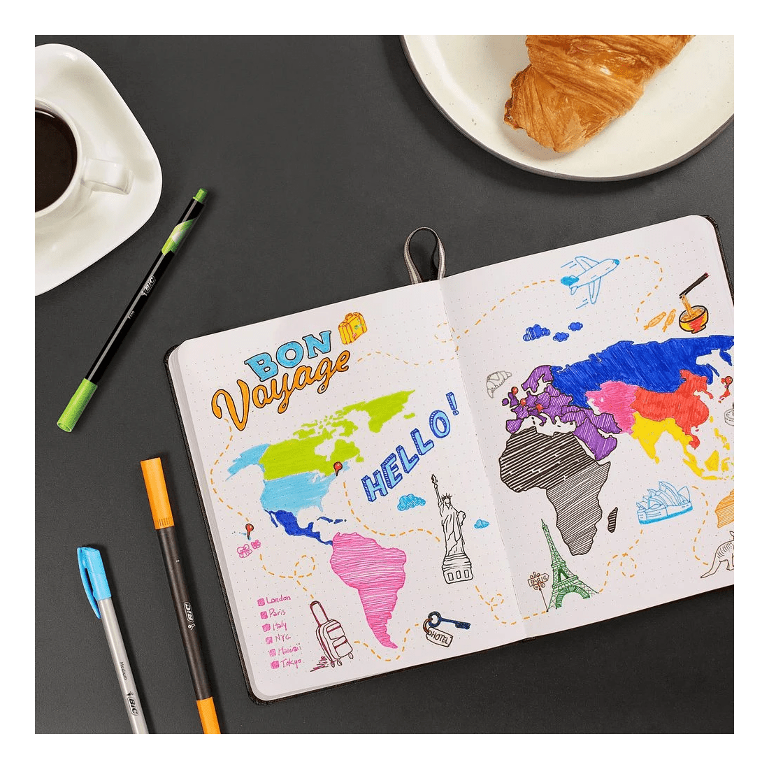 7 Bic Intensity Fineliners Assorted 8 Pack, 7 of 7