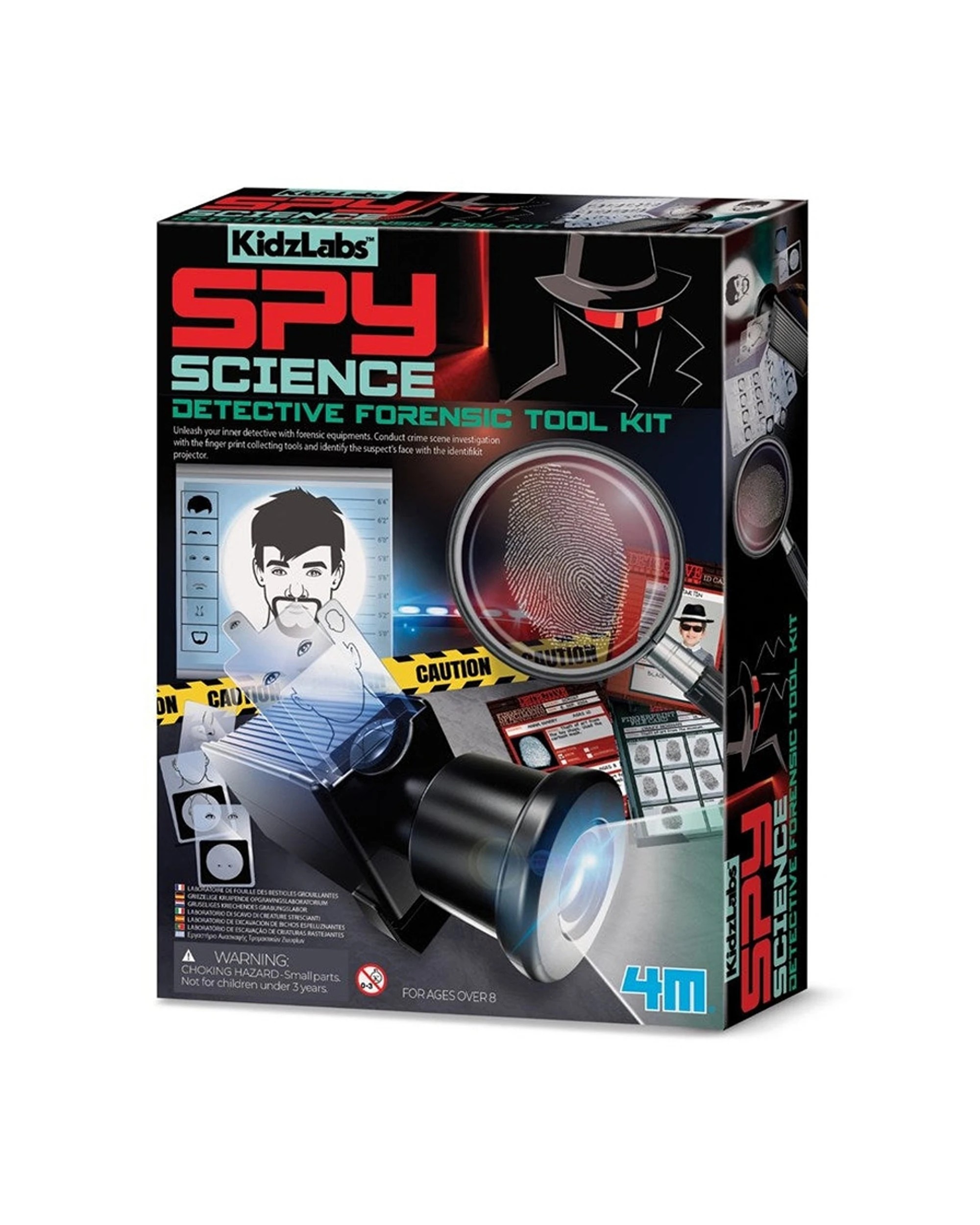 1 4M Kidzlabs Detective Forensic Tool Kit Kids STEM Educational Science Toy, 1 of 2