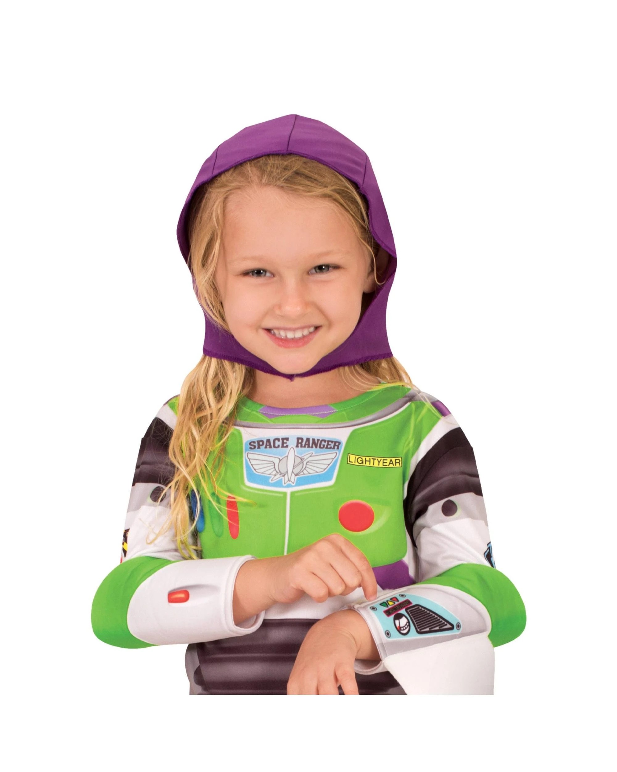 2 Toy Story 4 Buzz Lightyear Girl Toddler Costume, 2 of 4
