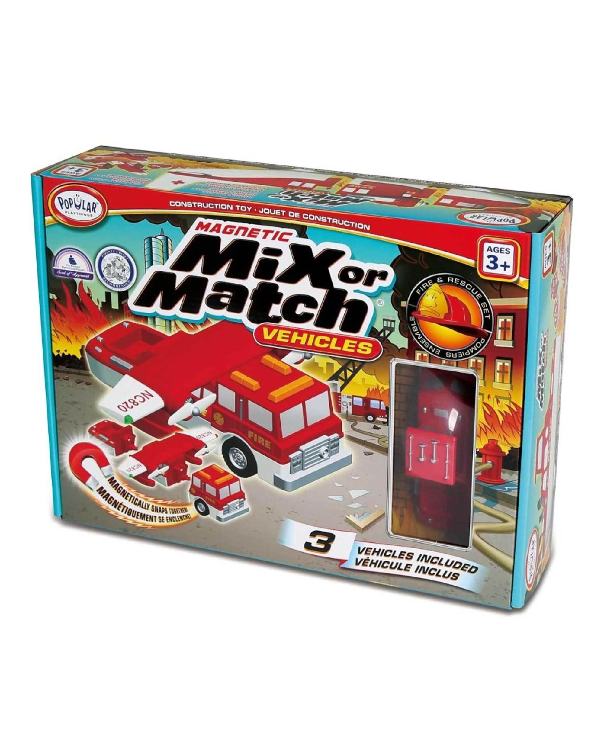1 Magnetic Mix or Match Vehicles Fire and Rescue, 1 of 4