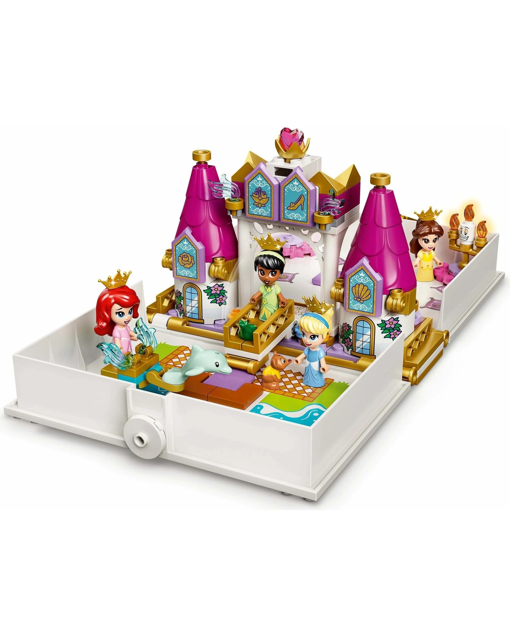 2 LEGO Disney 43193 Ariel, Belle, Cinderella and Tiana's Storybook Adventures, 2 of 5