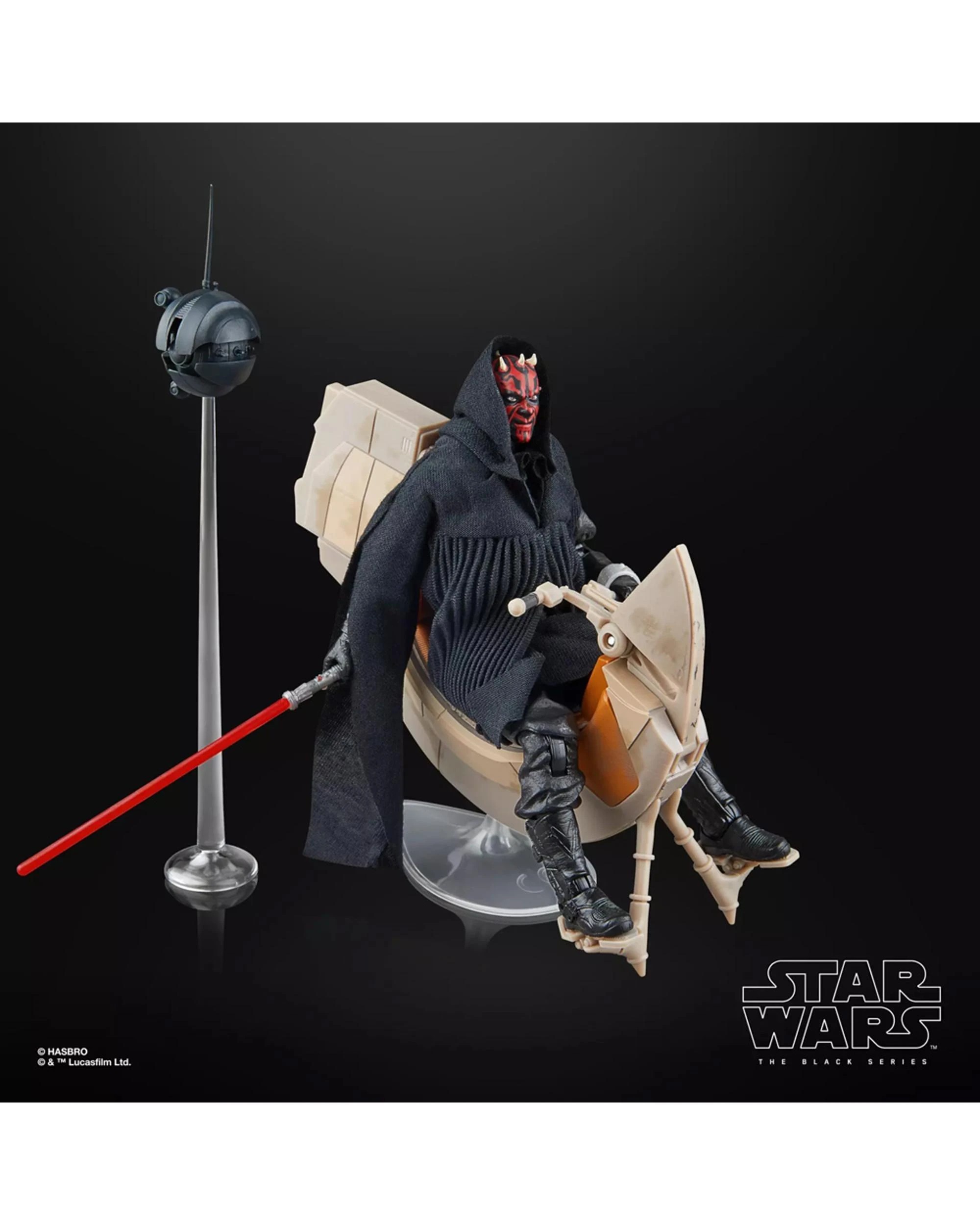 8 STAR WARS The Black Series Darth Maul and Sith Speeder, 8 of 9