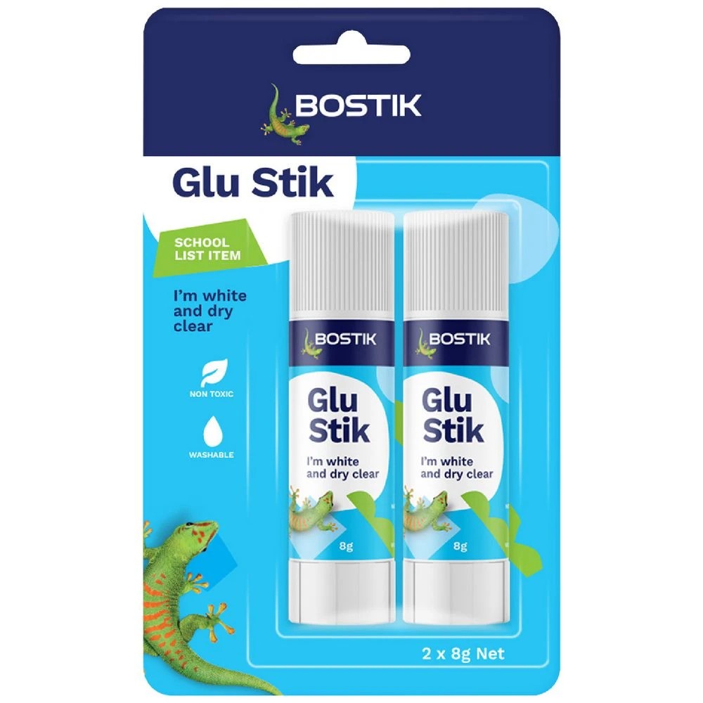 1 Bostik Glu Stik 8g 2 Pack, 1 of 2