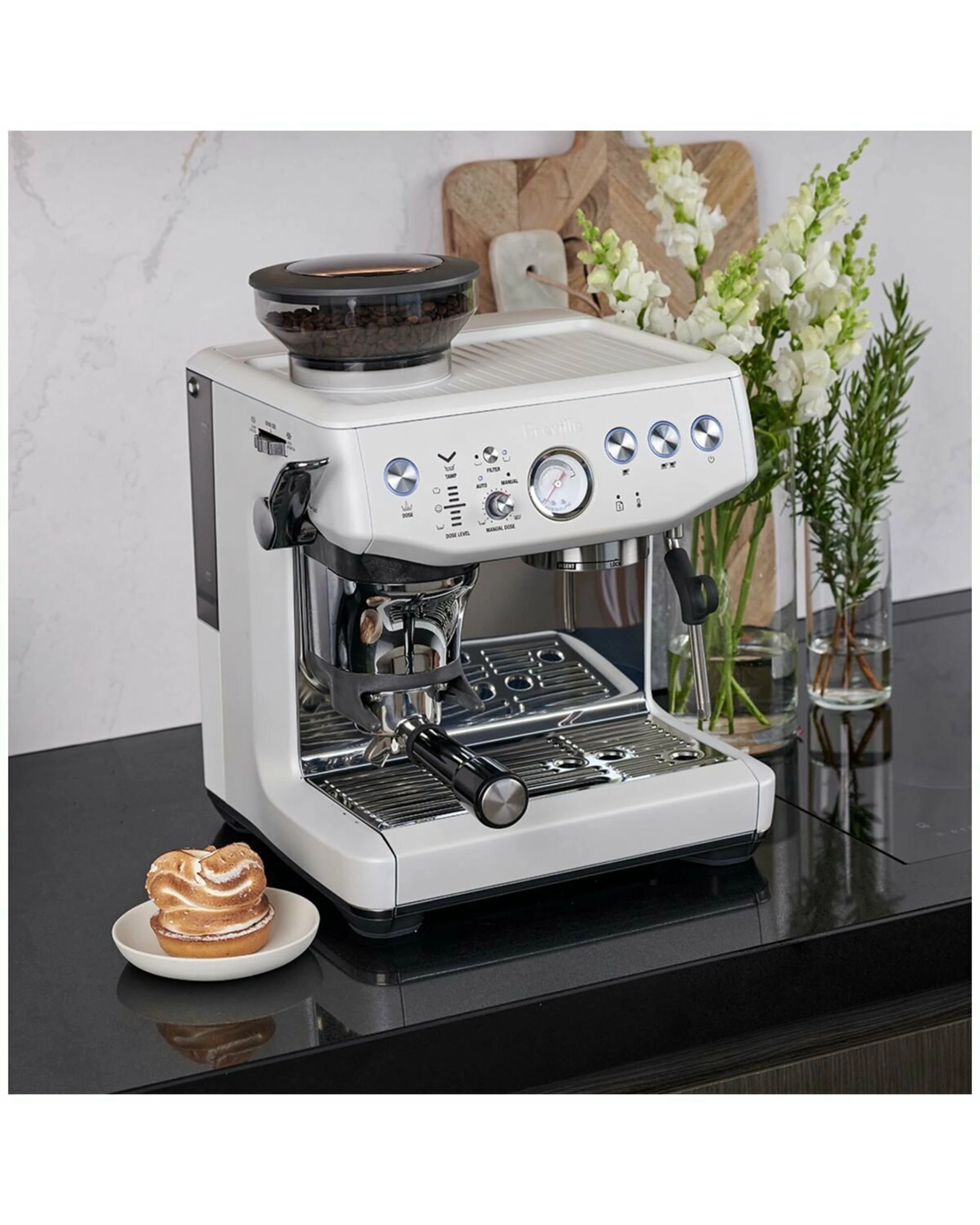 3 Breville The Barista Express Impress - Sea Salt, 3 of 4