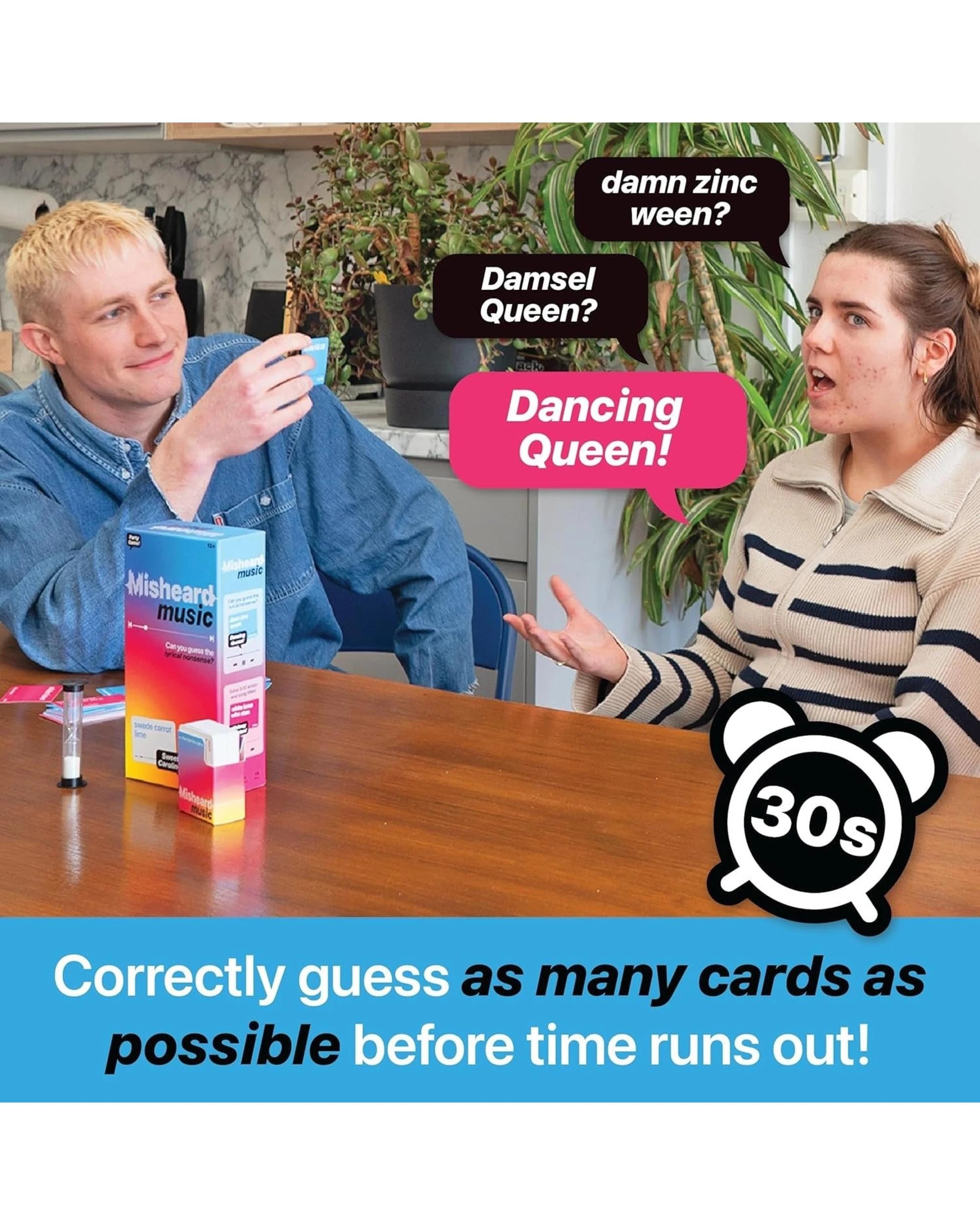5 Misheard Music Card Game, 5 of 7