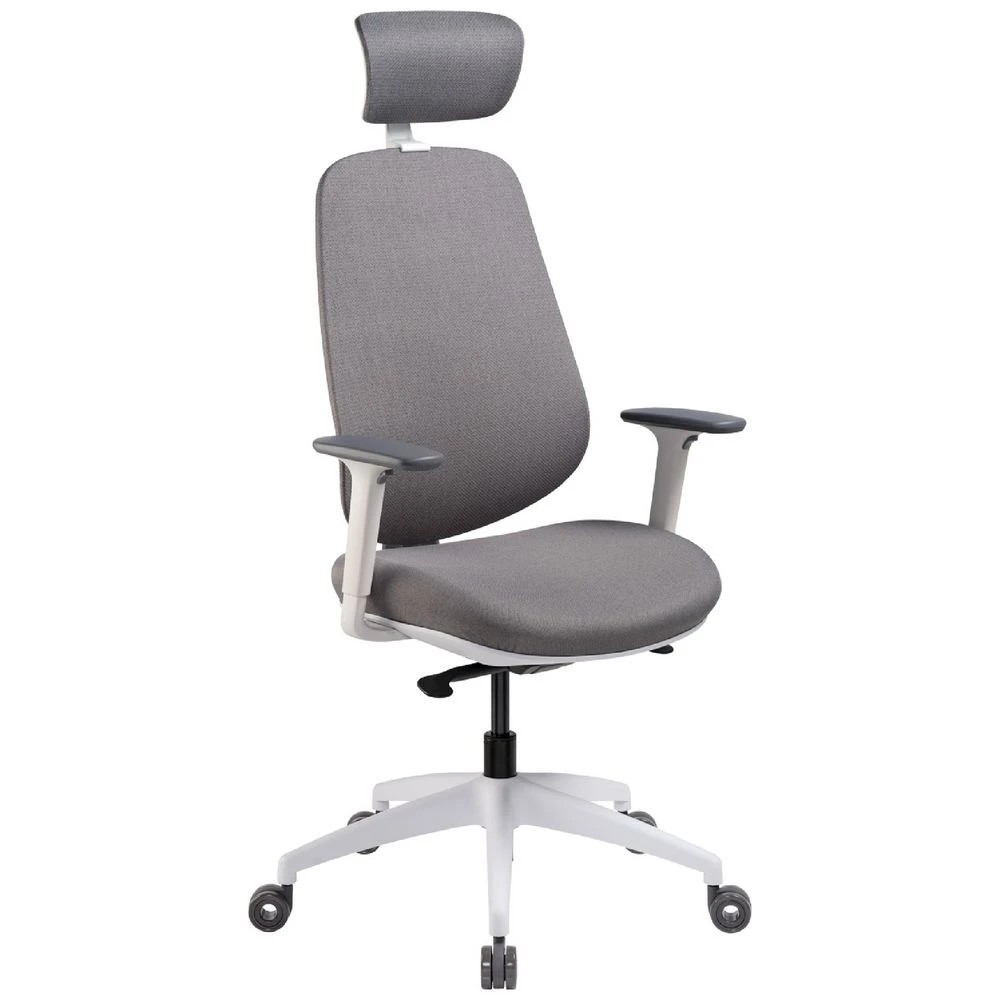 1 Pago AirForm Synchro Ergonomic Chair w/ Headrest Ash Grey Ergonomic Chairs and Desk Chairs, 1 of 10