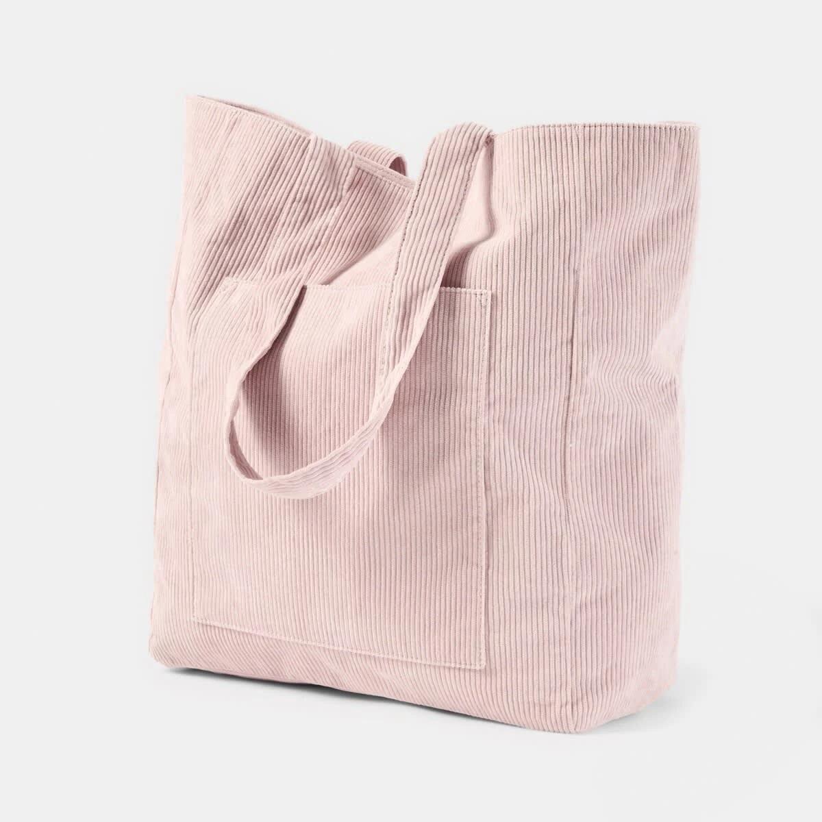 2 Corduroy Tote Bag Rose Pink, 2 of 5