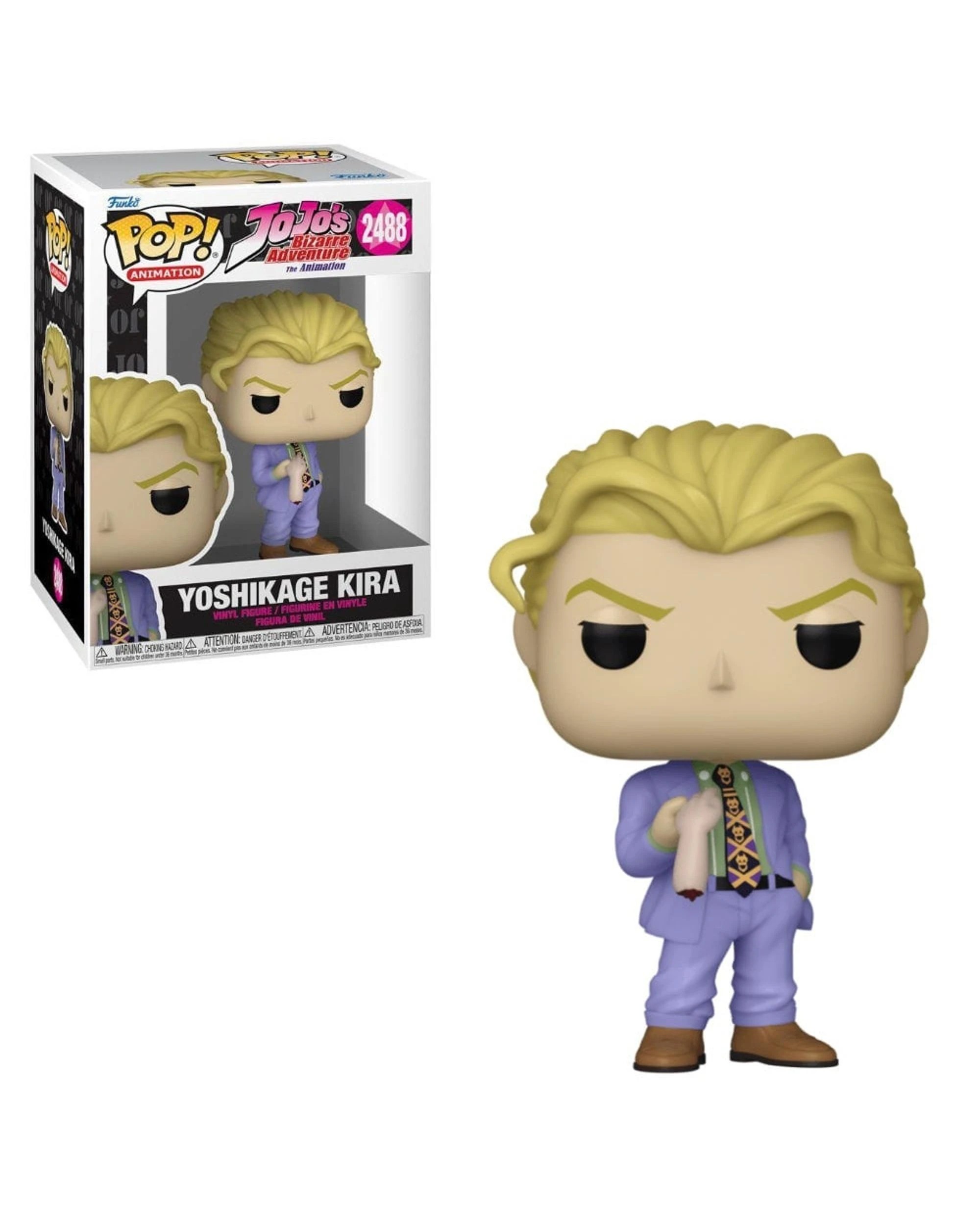1 Jojo's Bizarre Adventure Yoshikage Kira Funko POP! Vinyl, 1 of 3