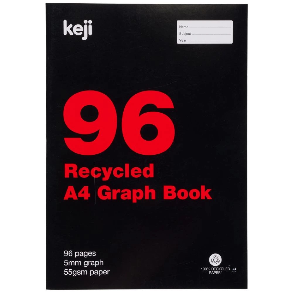 4 Keji A4 55gsm 5mm Graph Book 96 Page, 4 of 4