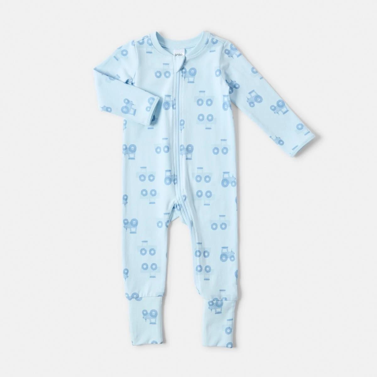 1 Turn Cuff Coverall Blu Tract, 1 of 3
