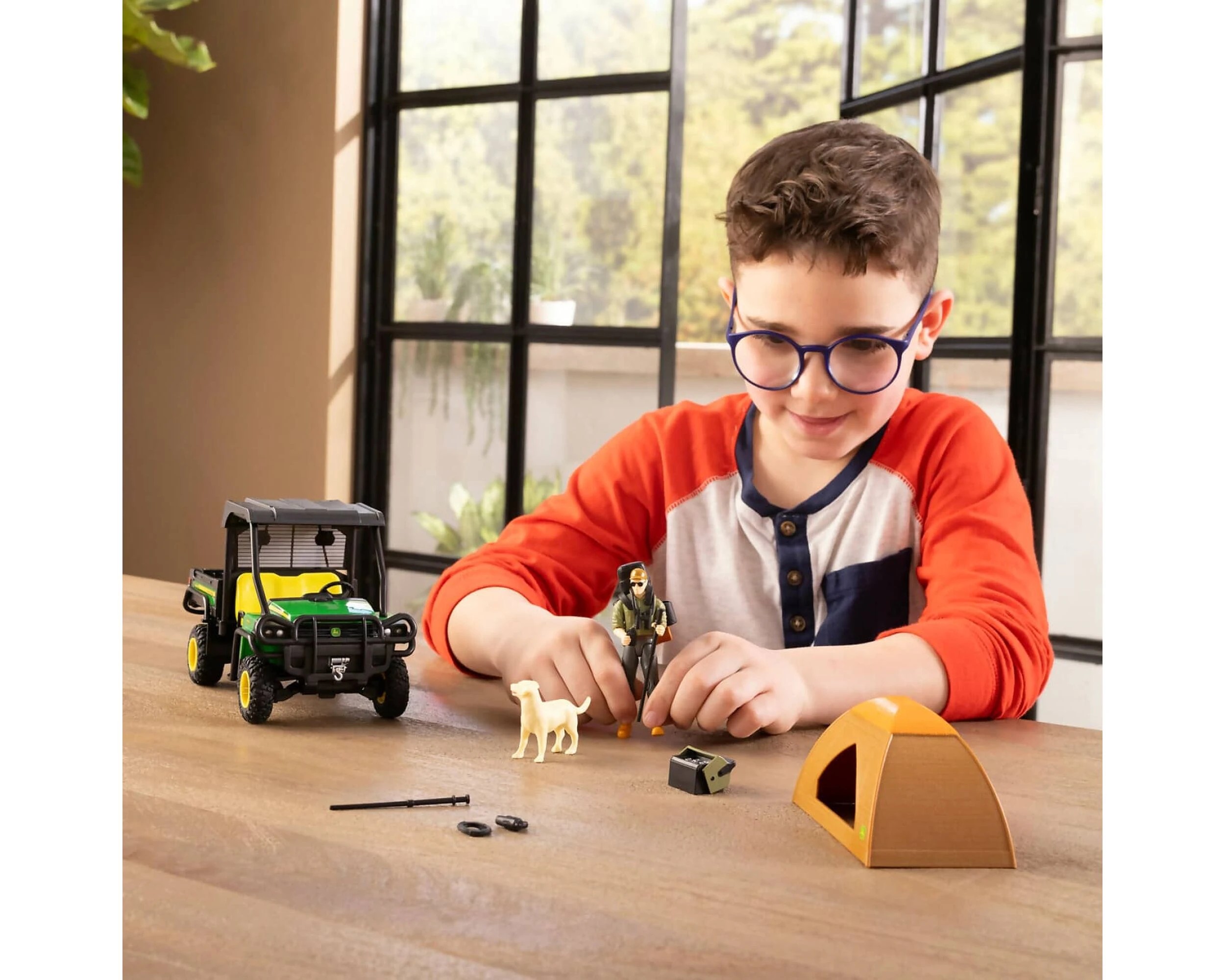 TOMY - John Deere 1:16 Scale Big Farm Outdoor Adventure Toy Set - Kmart