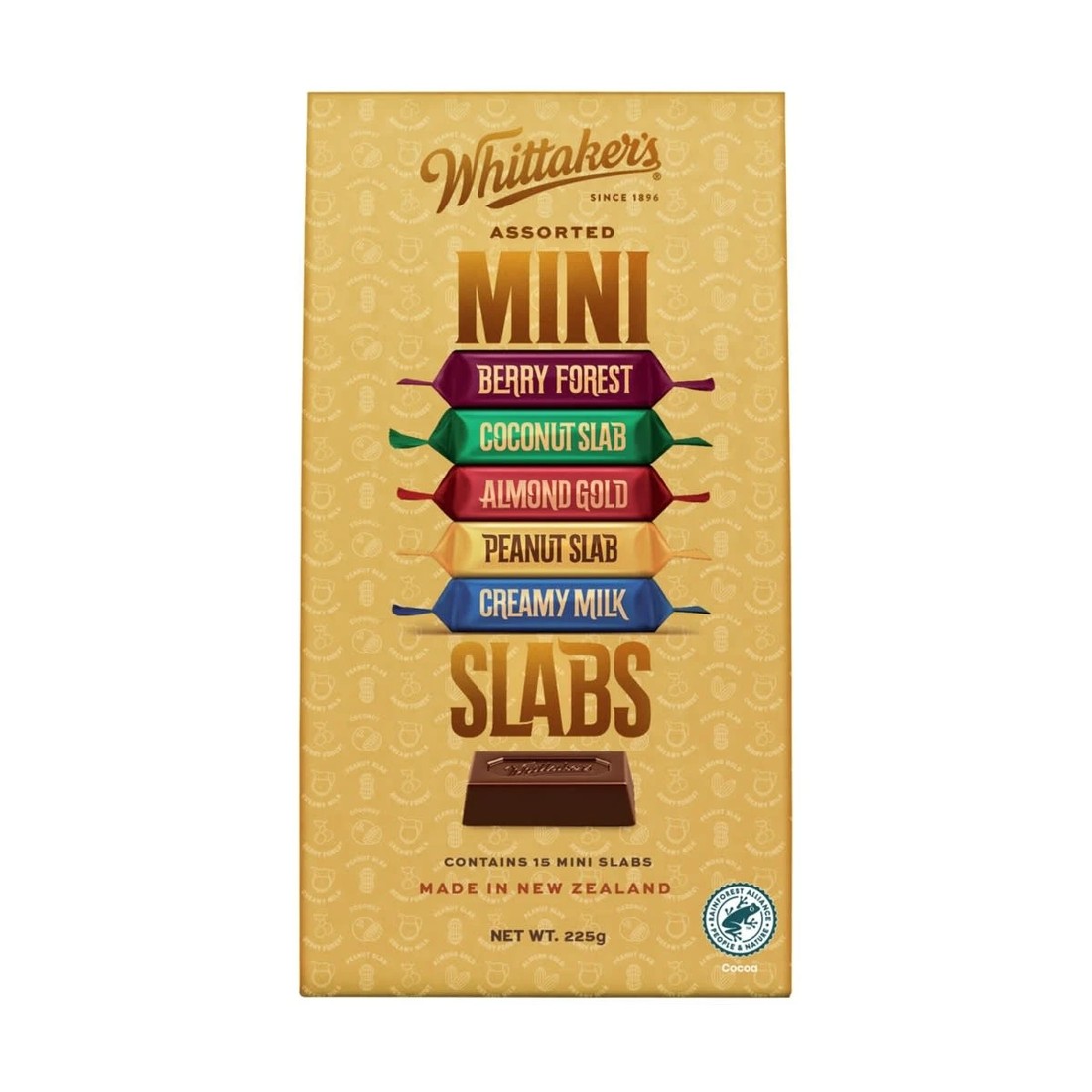 1 Whittaker's Assorted Mini Slabs 225g, 1 of 1