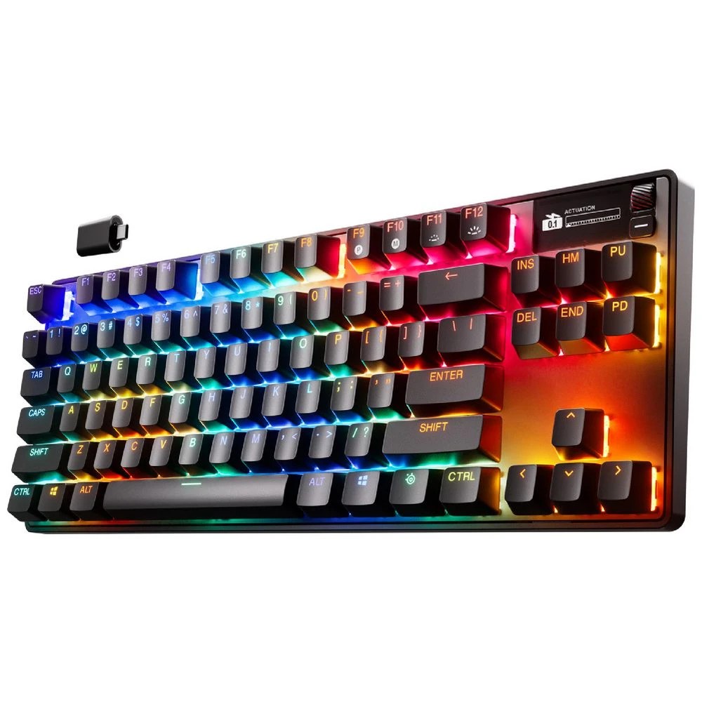 4 SteelSeries Apex Pro TKL Gen 3 Wireless Gaming Keyboard, 4 of 10