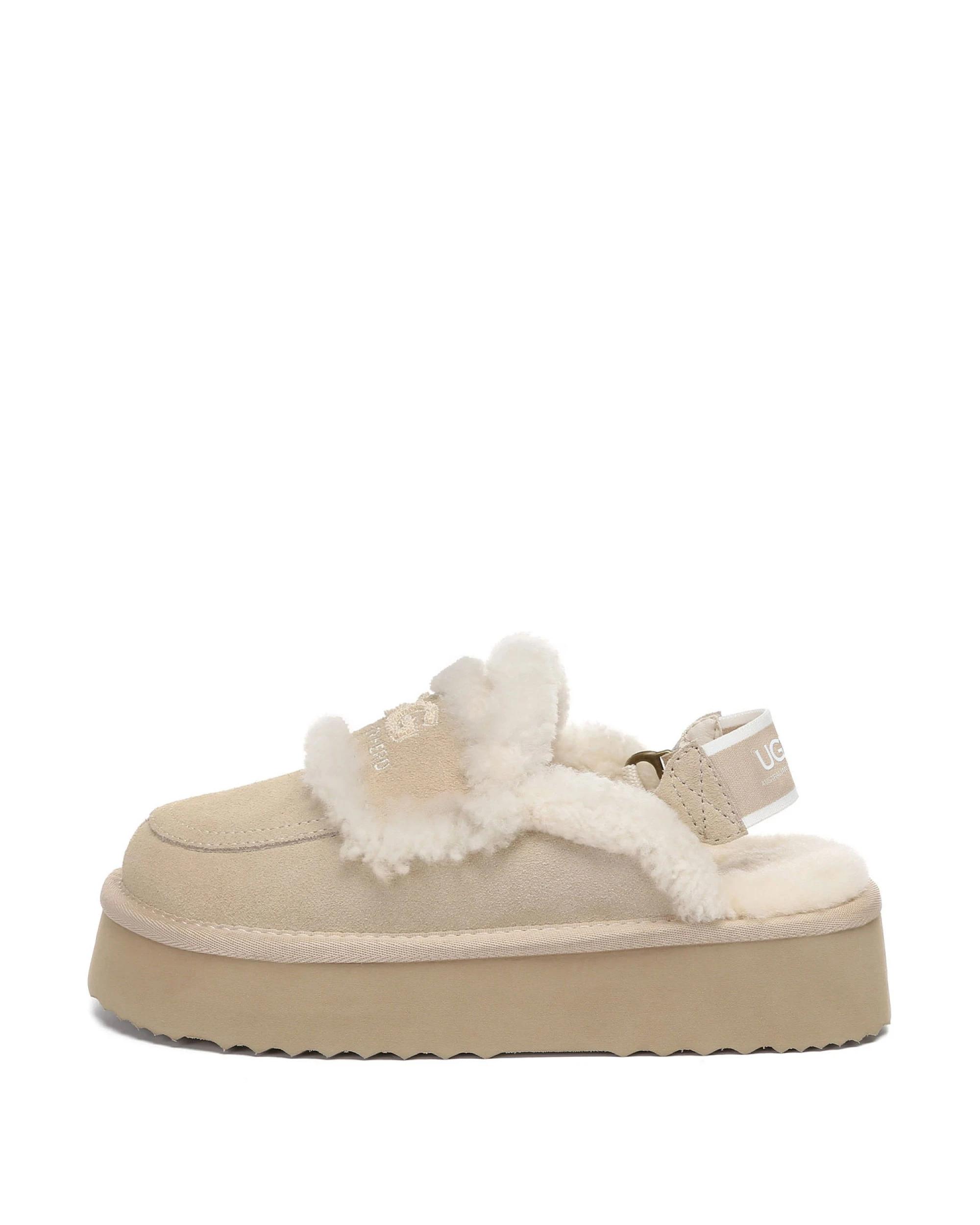 4 Australian Shepherd UGG Womens Rilee Platform SAND, 4 of 5