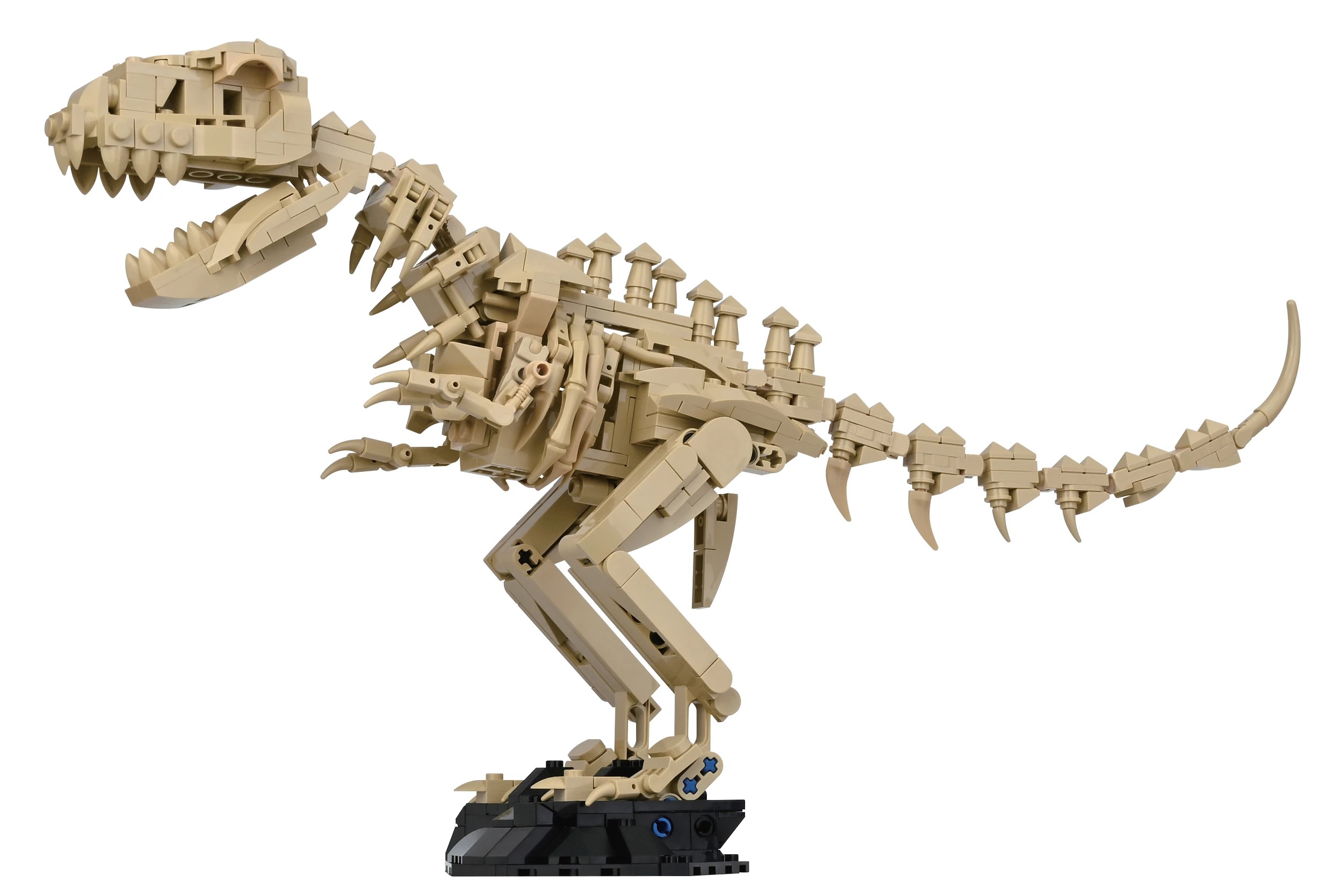2 525 Piece Mini Blocks Dinosaur Series: T-Rex Skeleton Playset, 2 of 3